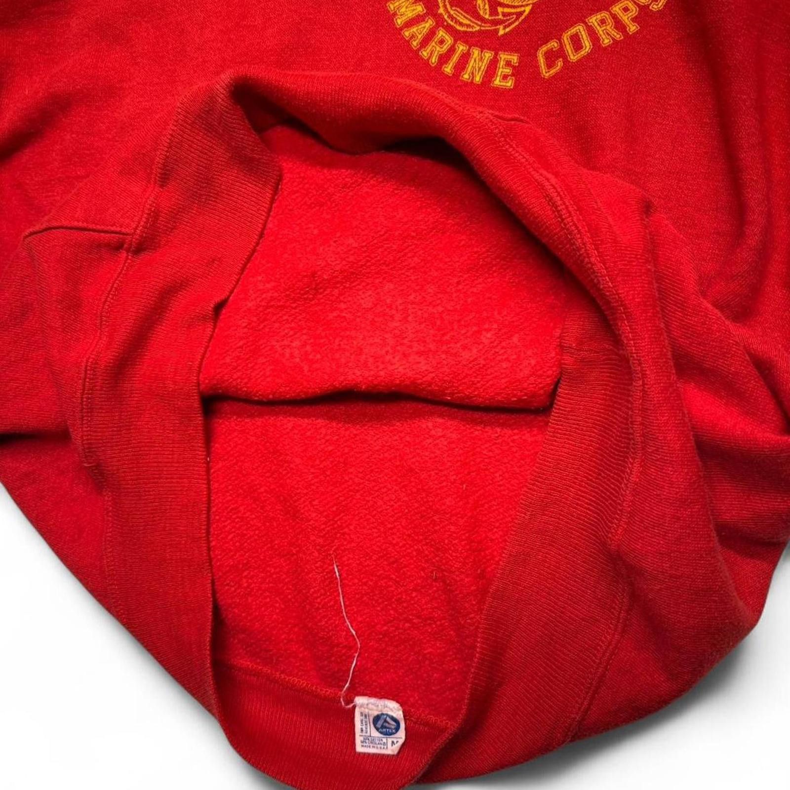 Other 1970s/80s thrashed USMC hoodie, cutoff sleeves, size S/m Size US M / EU 48-50 / 2 - 3 Thumbnail