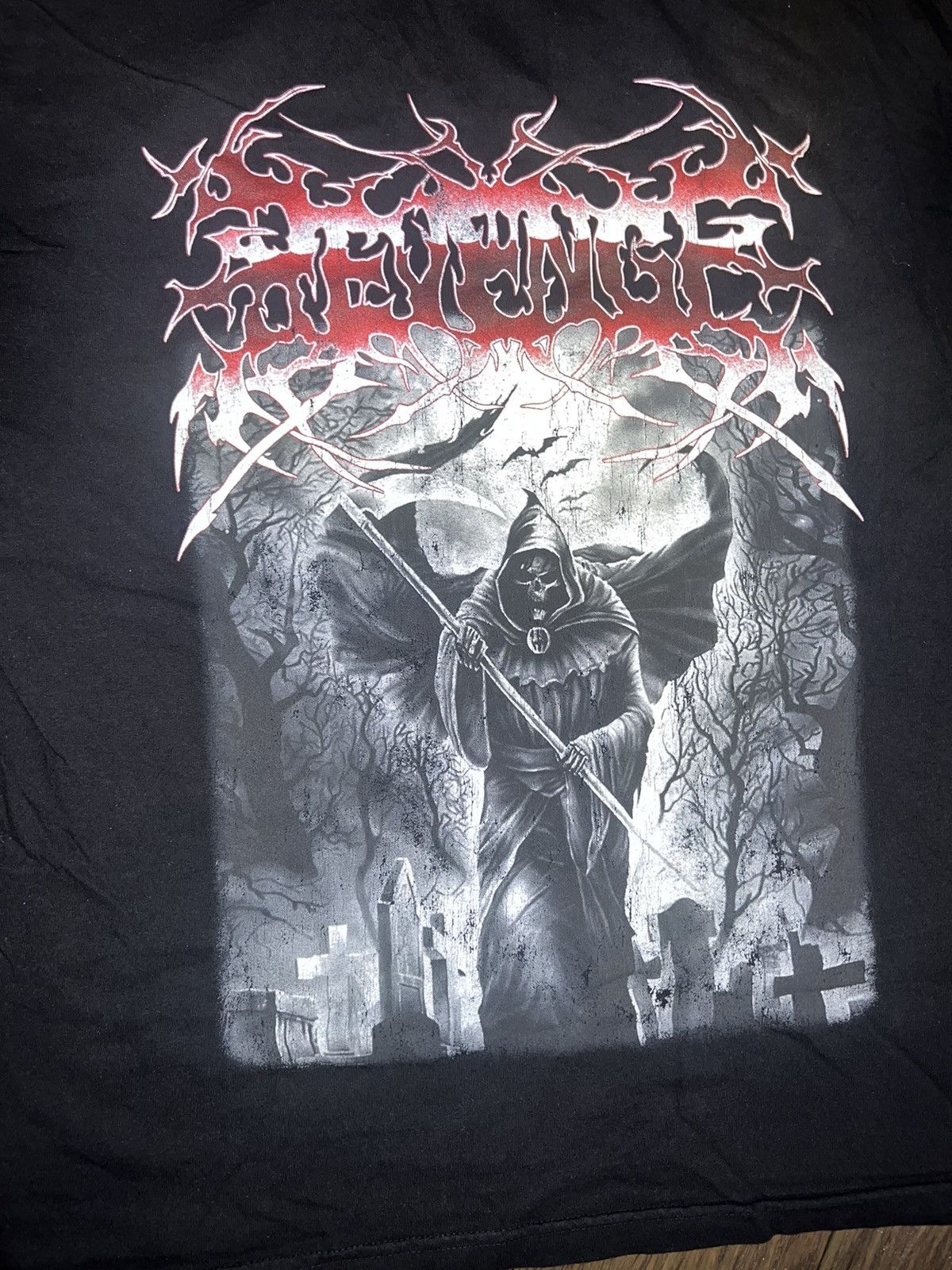 Revenge Revenge Red Chrome Reaper Tee (RARE) Size US L / EU 52-54 / 3 - 2 Thumbnail