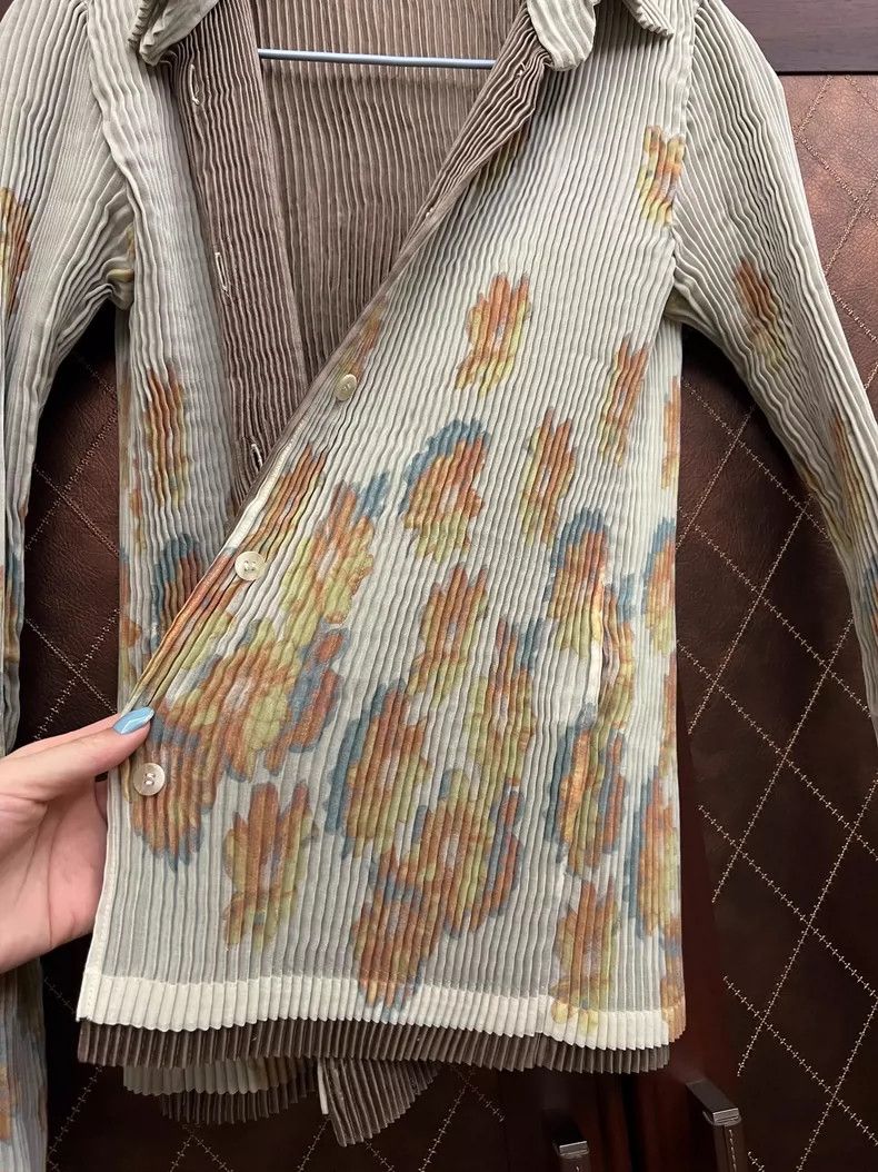 Issey Miyake Issey Miyake A medieval pleated cardigan Size M / US 6-8 / IT 42-44 - 3 Thumbnail