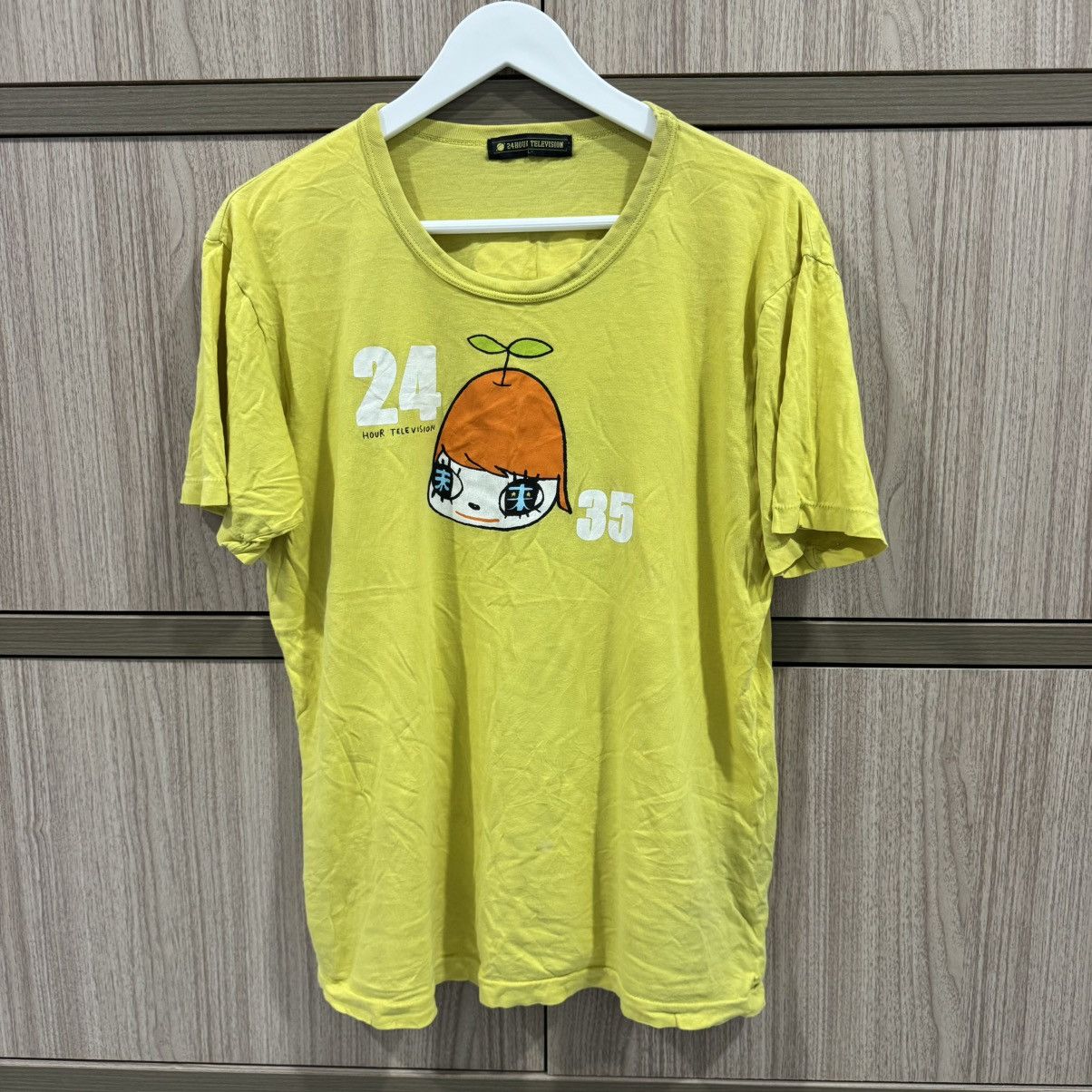 Japanese Brand Vintage 24 Hour Television Tee Size US L / EU 52-54 / 3 - 1 Thumbnail