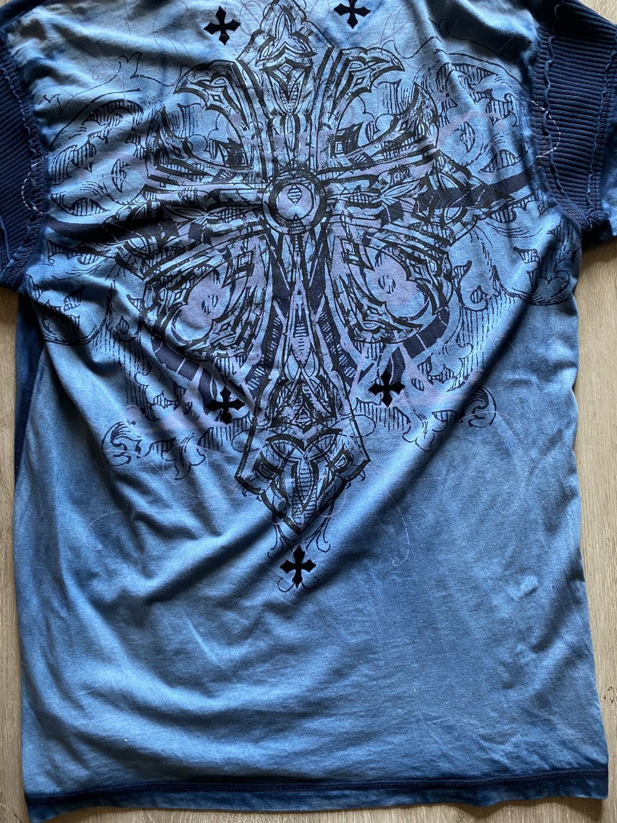 Affliction Blue Midnight Affliction Tee Size US XXL / EU 58 / 5 - 5 Thumbnail