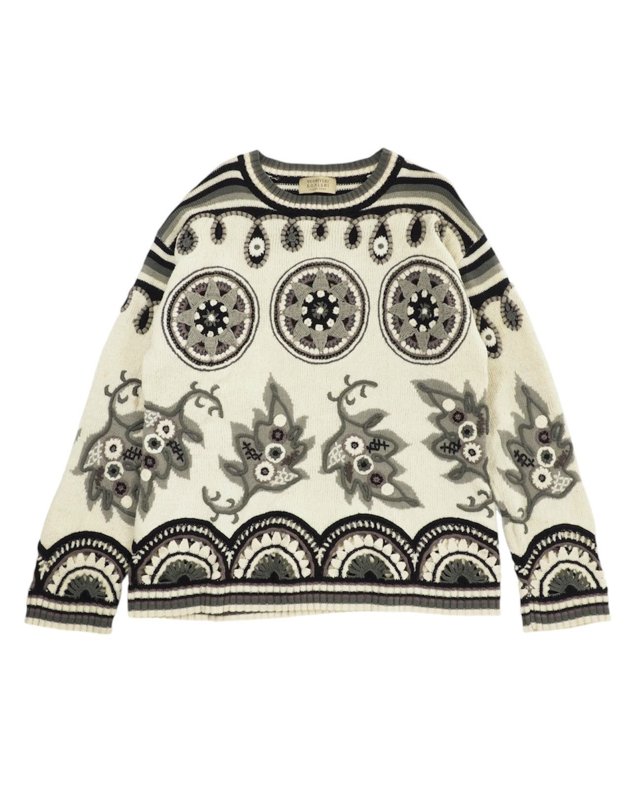 Yoshiyuki Konishi Yoshiyuki Konishi sweater knitting jacket Size ONE SIZE - 1 Thumbnail