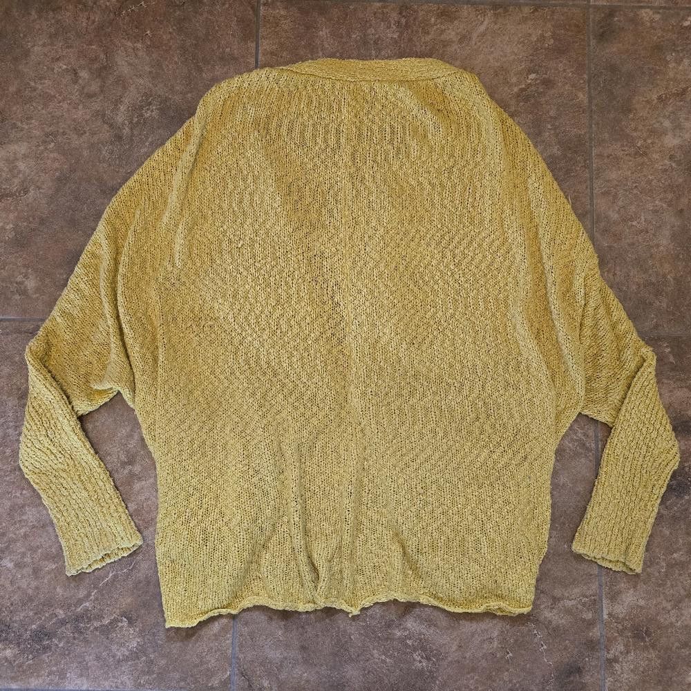 Designer Mustard Mittoshop Oversized Cardigan Long Sleeve Size M / US 6-8 / IT 42-44 - 2 Thumbnail