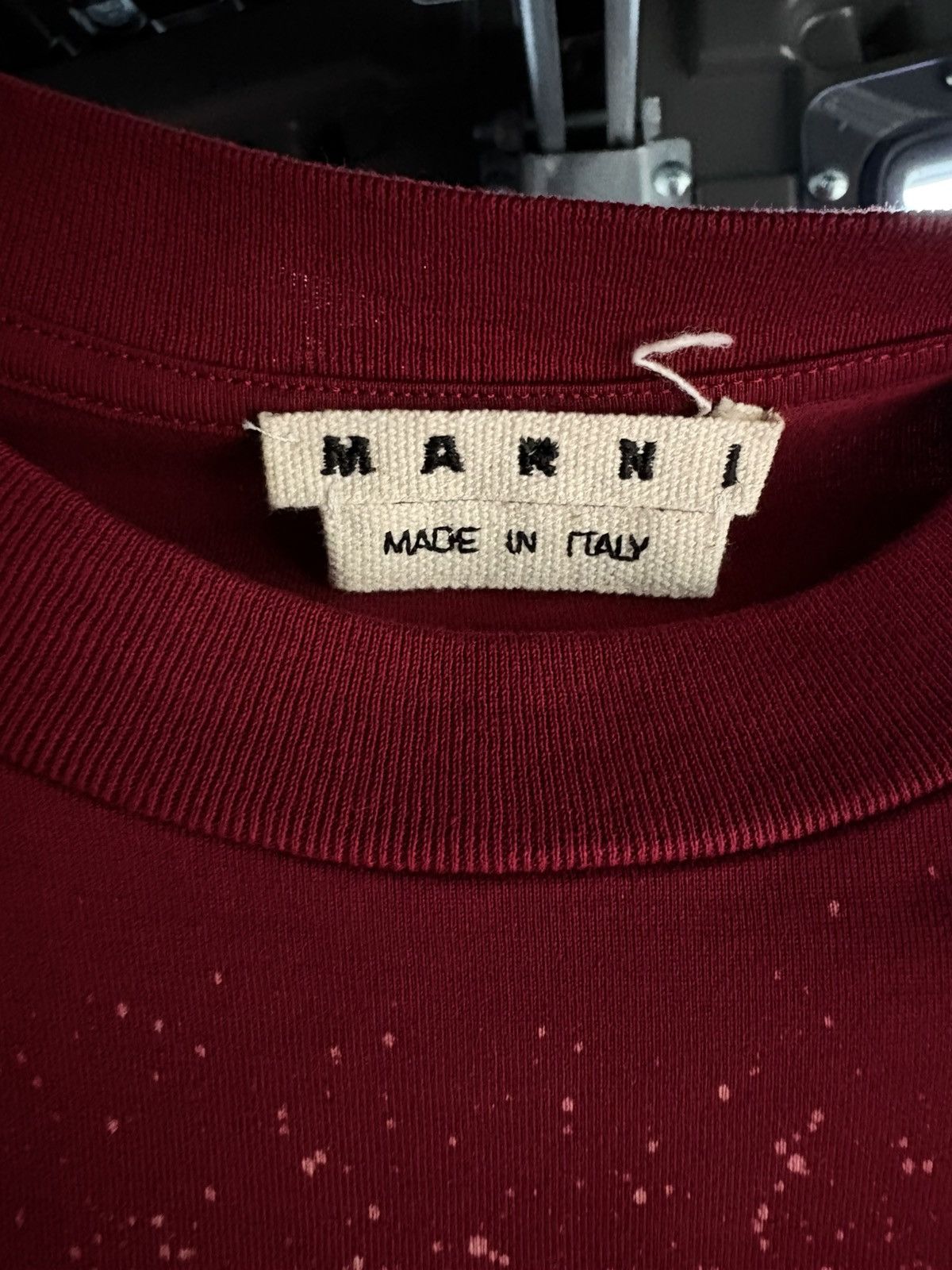 Marni Marni splattered logo T-shirt Size US M / EU 48-50 / 2 - 3 Thumbnail