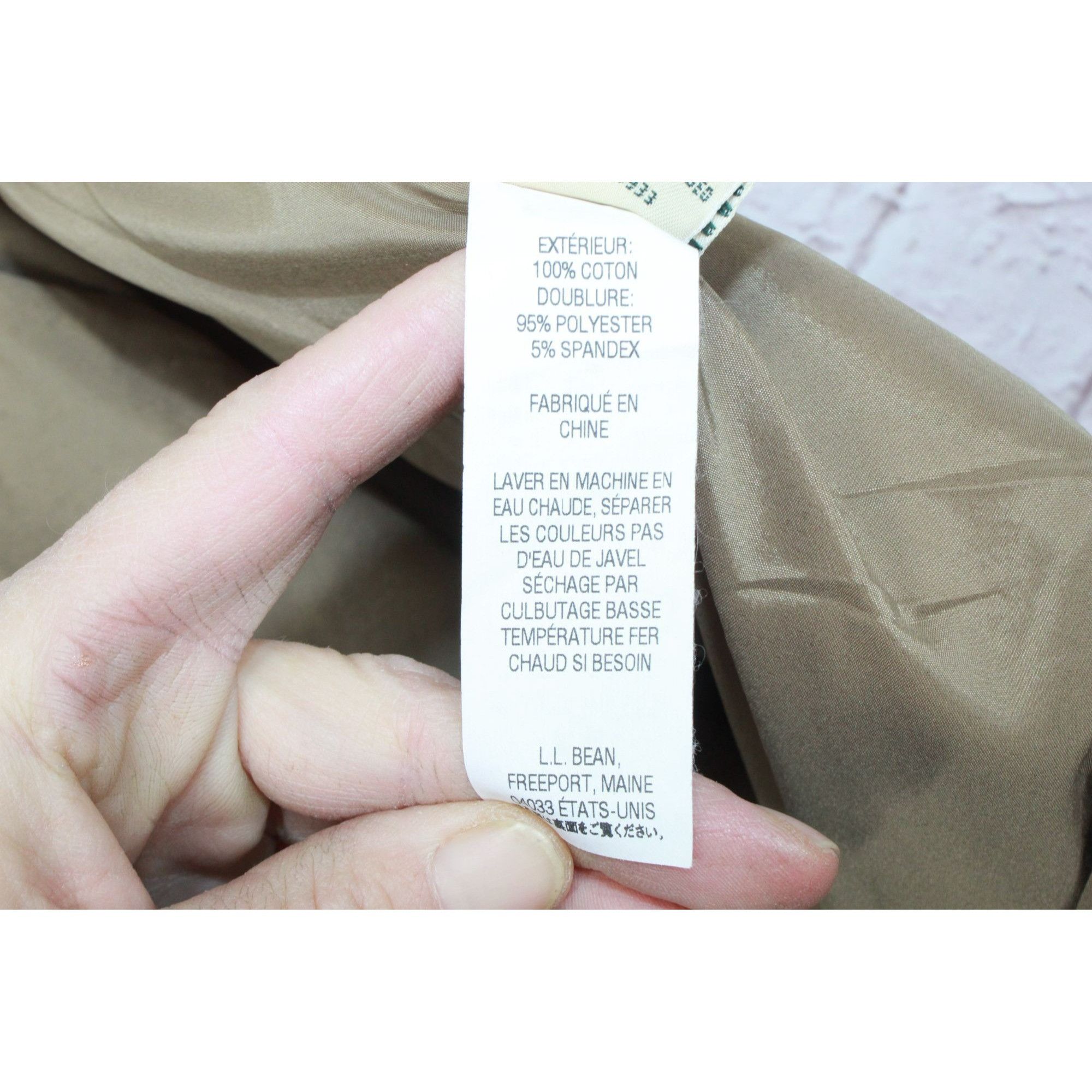 L.L. Bean LL Bean Women's Plaid Classic Fit Lined Career Dress Pants Size 22" - 9 Thumbnail