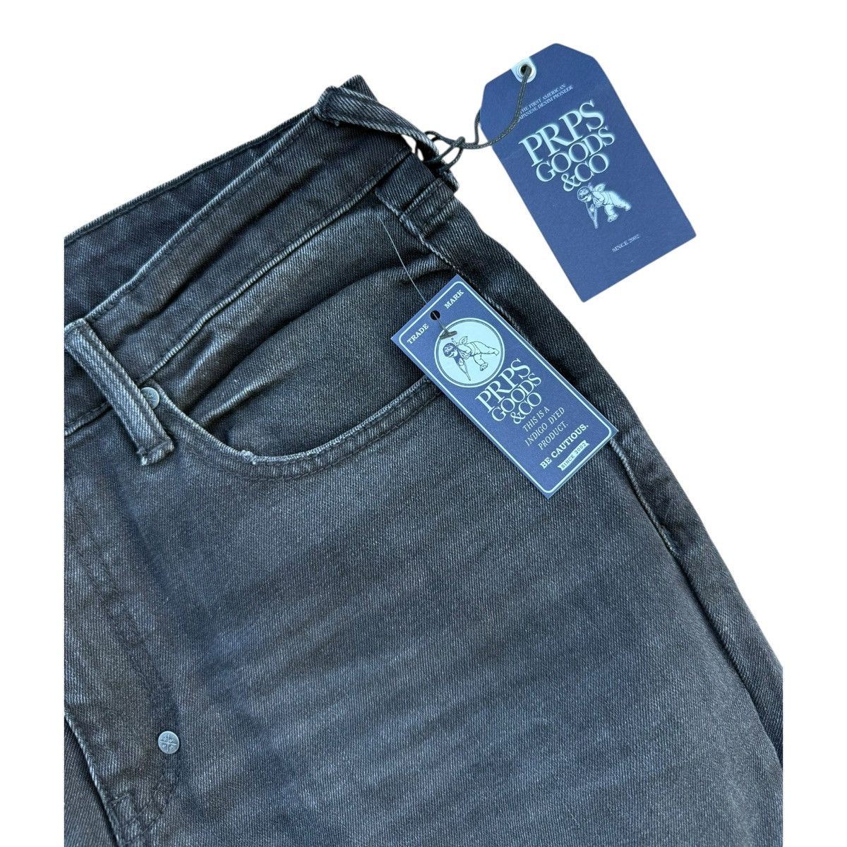 Prps PRPS Le Sabre Slim Straight Dark Wash Jeans Size 34 Size US 34 / EU 50 - 2 Thumbnail