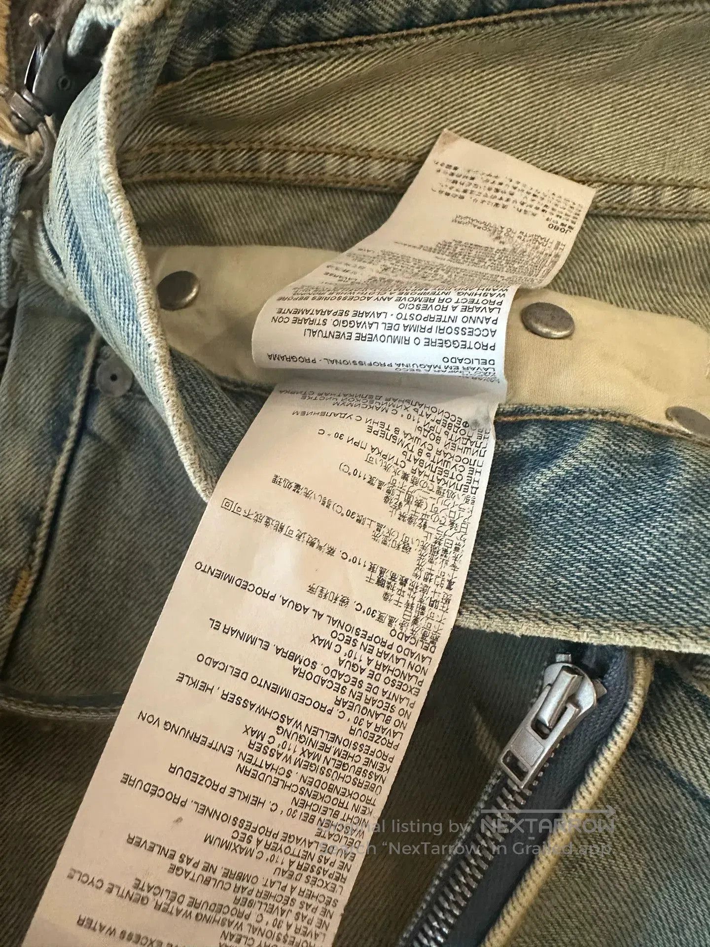 Maison Margiela Maison Margiela Distressed Splatter Jeans. Size US 40 / EU 56 - 4 Thumbnail