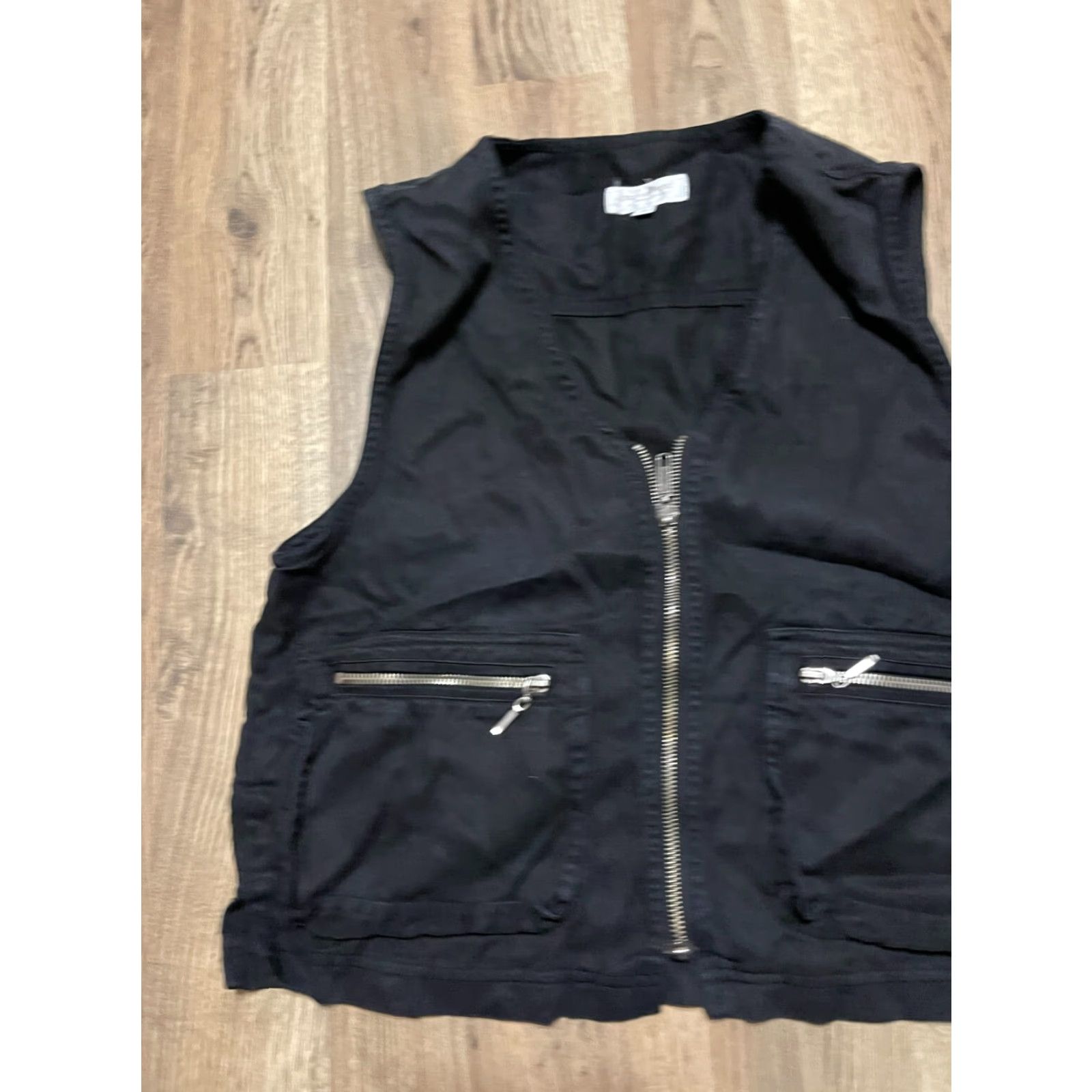 Jones New York Jones New York Jacket Women's Size Small Black Full Zip Pockets Zip Solid Polyester Regular Jacket Women Mens? No — adjust: Size S / US 4 / IT 40 - 4 Thumbnail