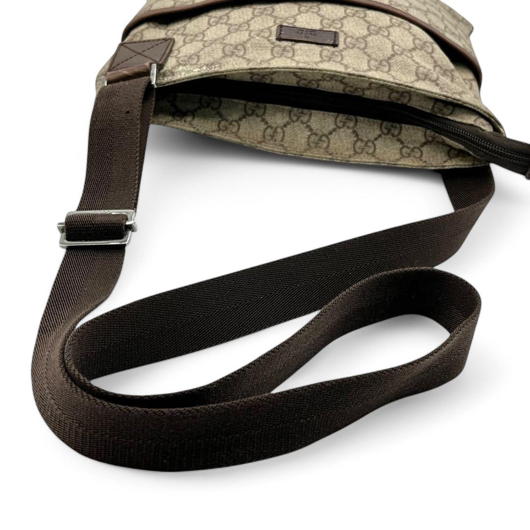 Gucci Gucci - Sherry Crossbody Shoulder Bag GG Beige Brown Size ONE SIZE - 6 Thumbnail