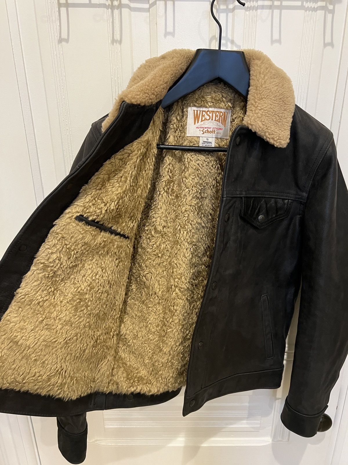 Schott Schott 545 Buffalo Trucker Jacket Size US S / EU 44-46 / 1 - 3 Thumbnail
