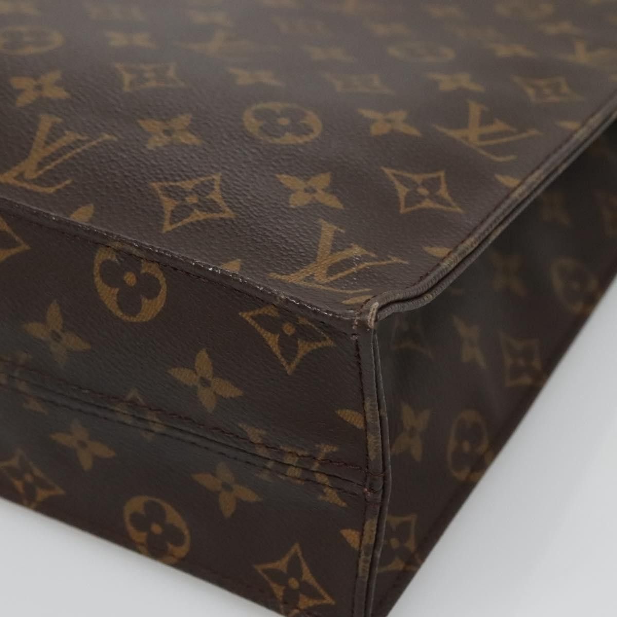Louis Vuitton LOUIS VUITTON Monogram Sac Plat Hand Bag M51140 Size ONE SIZE - 9 Thumbnail