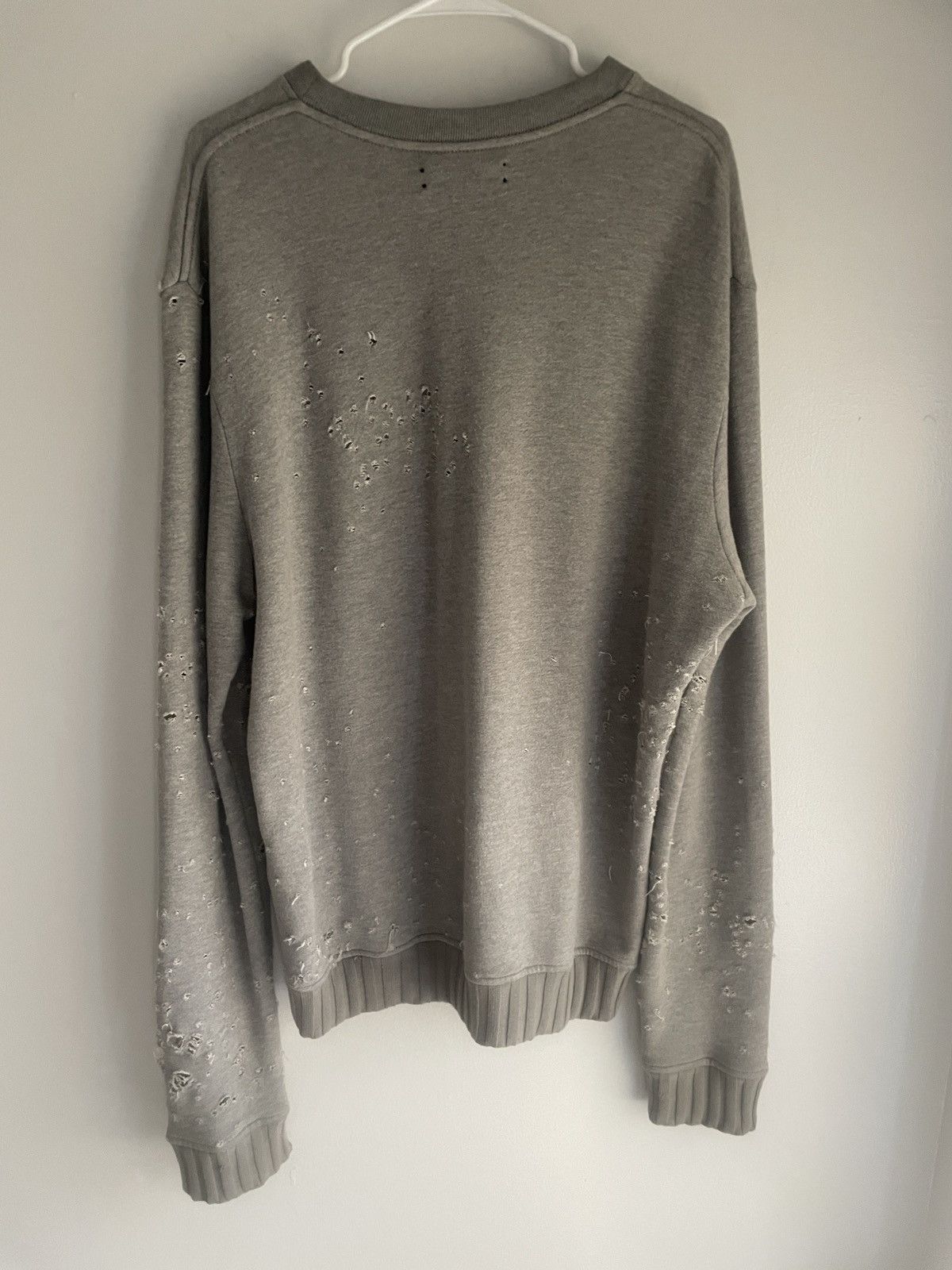 Amiri 2015 Shotgun Distressed Sweatshirt Size US S / EU 44-46 / 1 - 2 Thumbnail