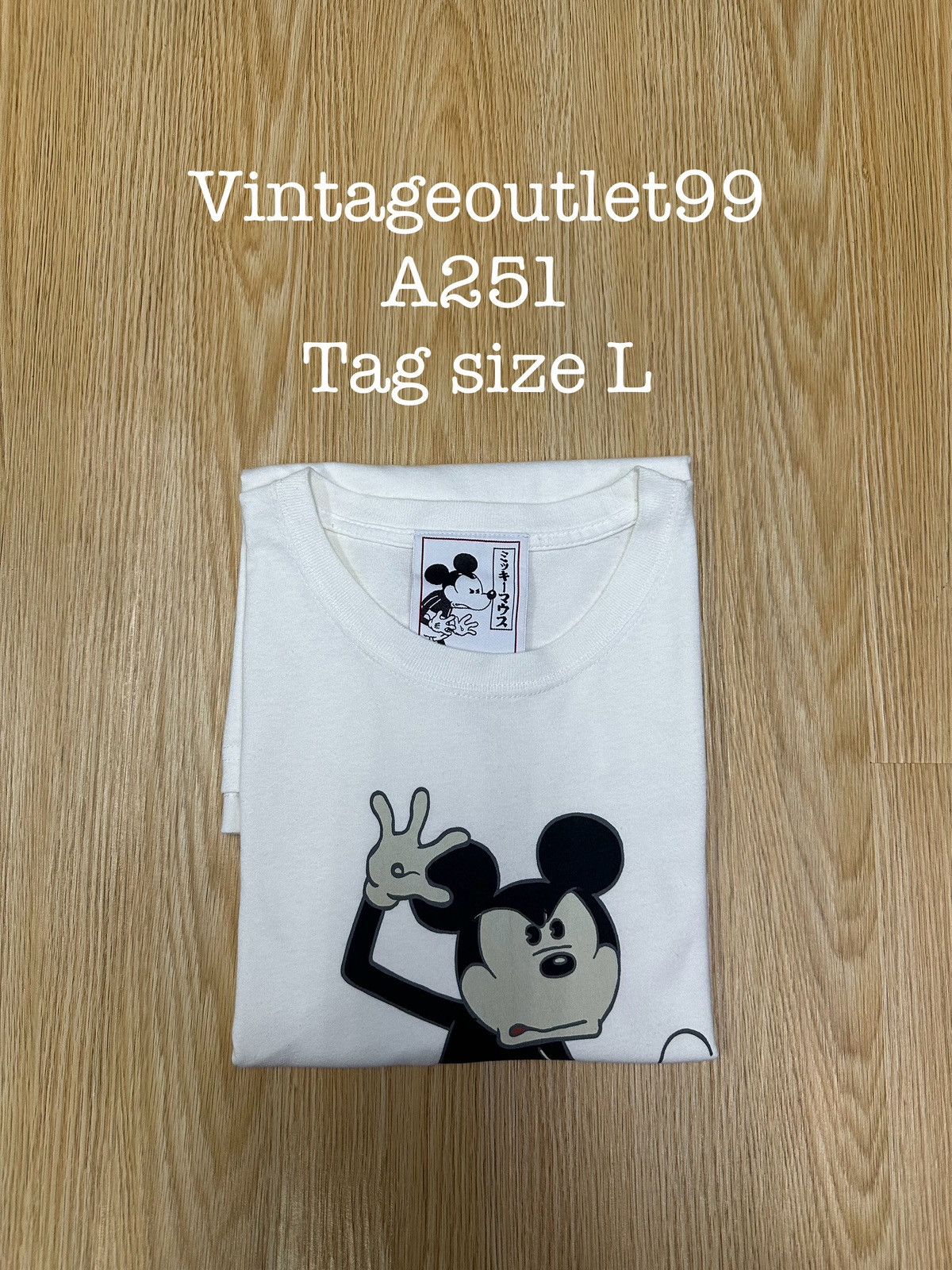 Disney Bad Boy Mickey Japan Special Product Design Tshirt A251 Size US M / EU 48-50 / 2 - 9 Thumbnail