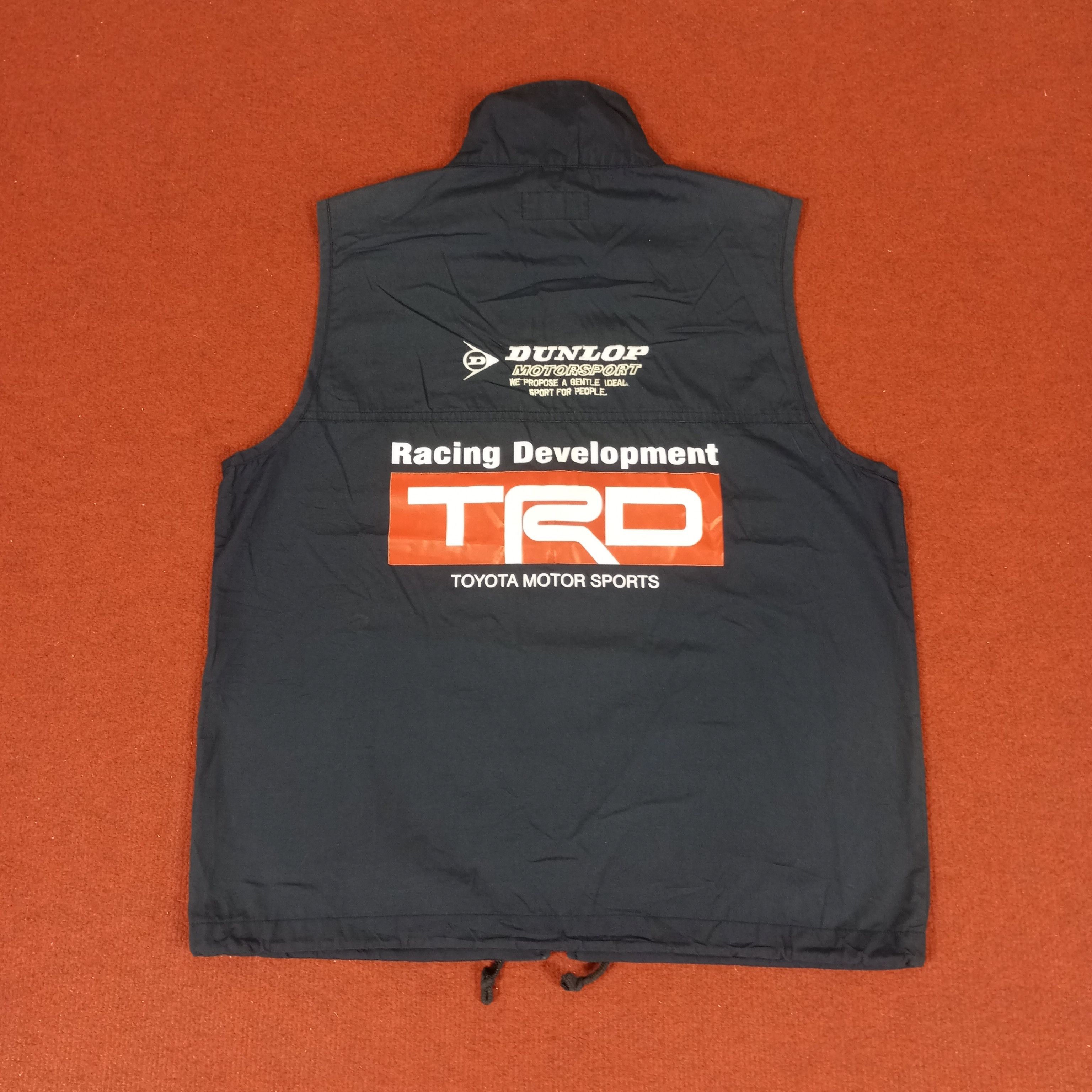 Dunlop × Vintage Dunlop X Custom TRD Toyota Motorsports Workwear Vest Size US S / EU 44-46 / 1 - 1 Thumbnail