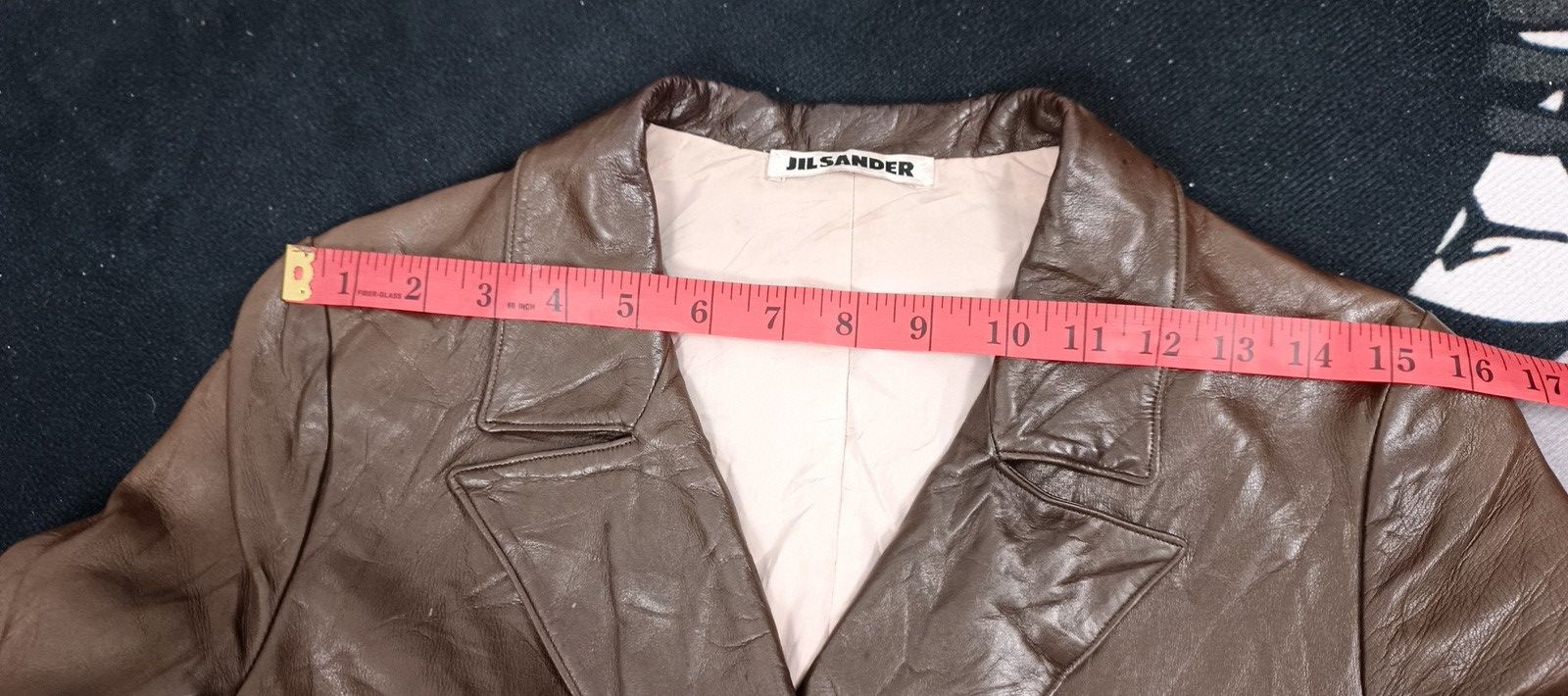 Jil Sander JIL SANDER LETHER DOUBLE-BREASTED COAT - Brown - IT 34 Size XXS / US 00 / IT 34 - 14 Thumbnail