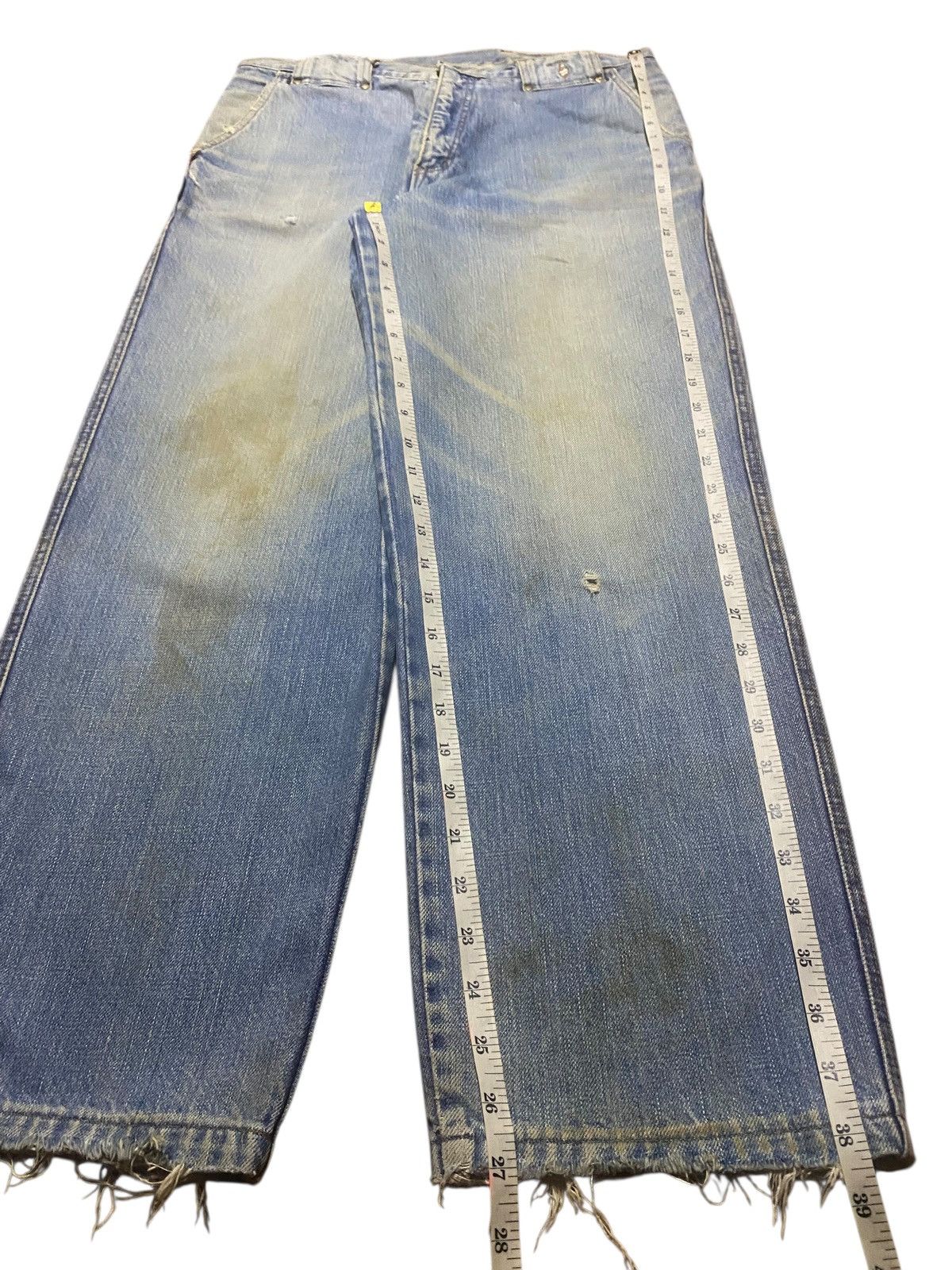 Trussardi Vintage Japanese Brand Trussardi Mud Wash Loose Jeans Size US 32 / EU 48 - 14 Thumbnail