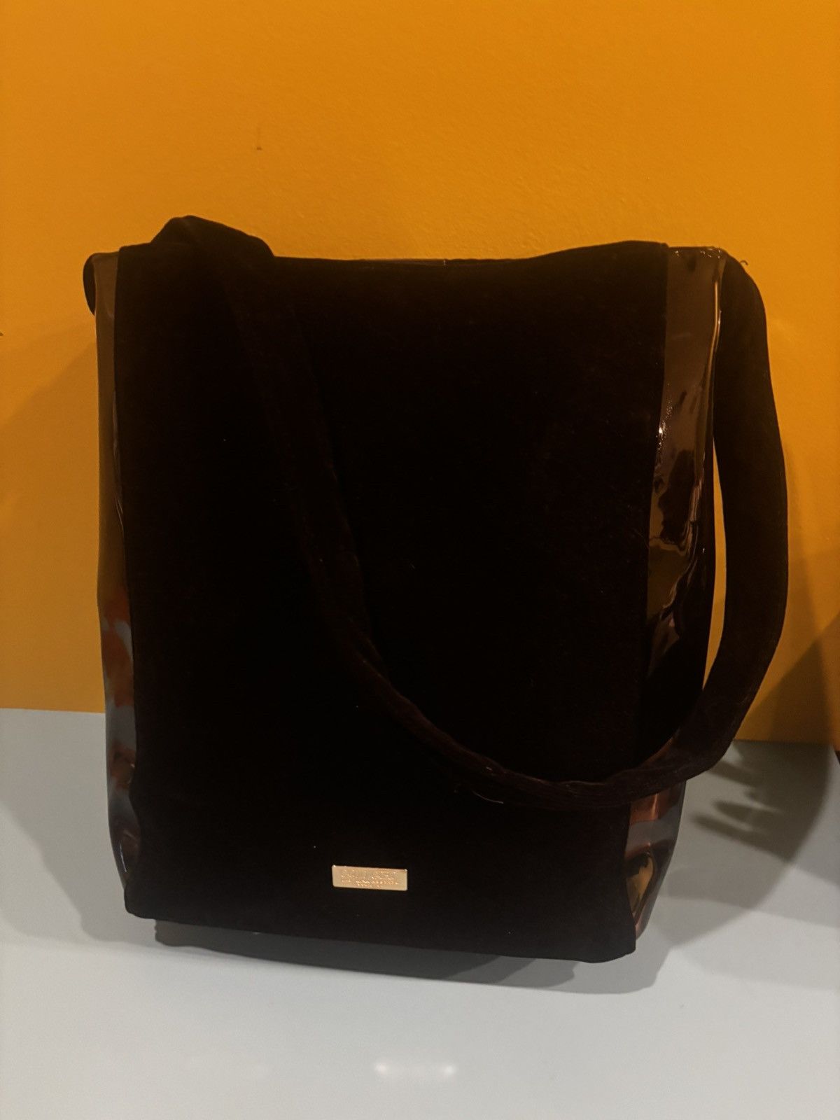 Other Black velvet shoulder bag0823 Size ONE SIZE - 10 Thumbnail