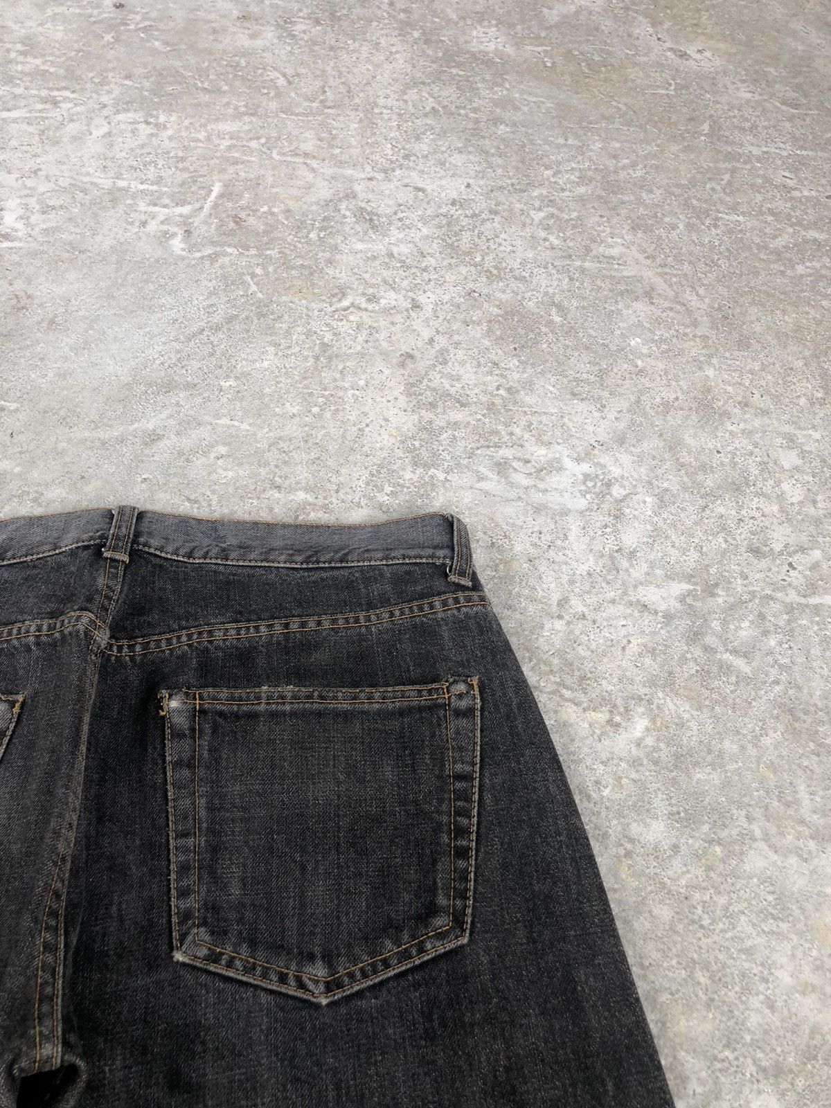 Comme des Garcons Comme des Garcons Homme Selvedge Denim Distressed Jeans Size US 32 / EU 48 - 14 Thumbnail