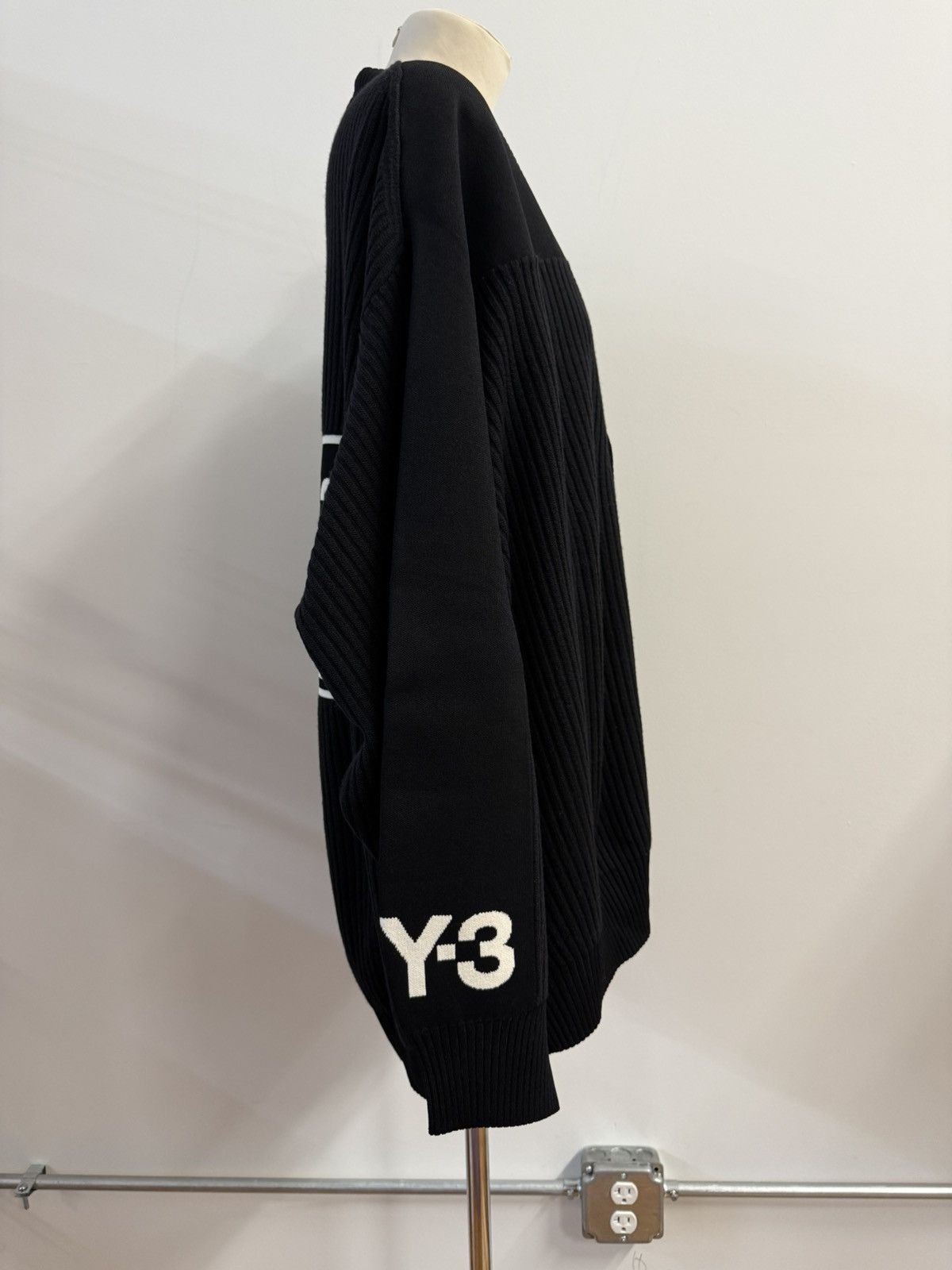 Adidas × Y-3 adidas Y-3 × Yohji Yamamoto Knit Wool Cardigan Oversized Size US L / EU 52-54 / 3 - 3 Thumbnail