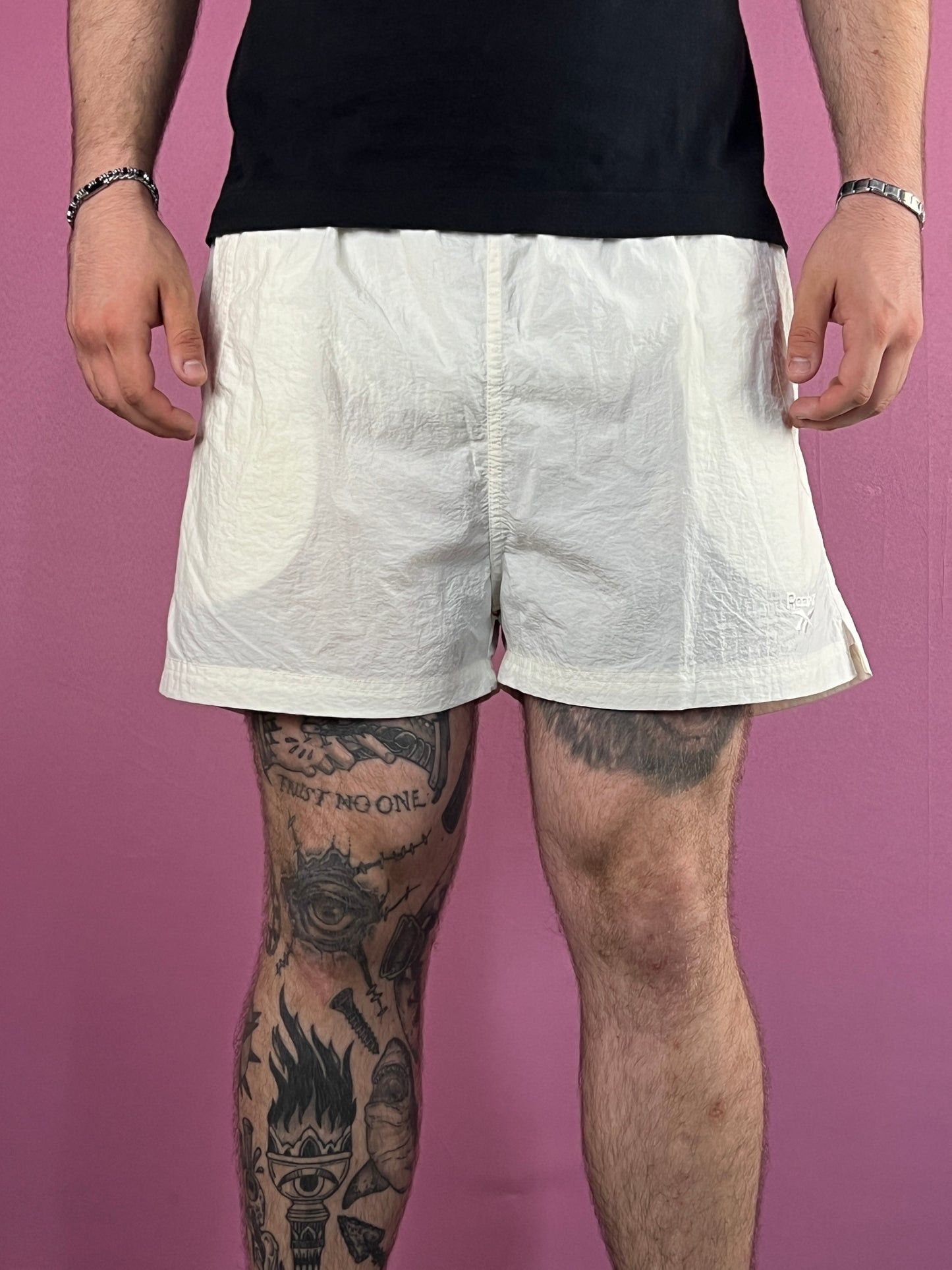 Reebok × Vintage 90s Reebok Vintage Men's Sport Shorts - L Size US 34 / EU 50 - 2 Thumbnail