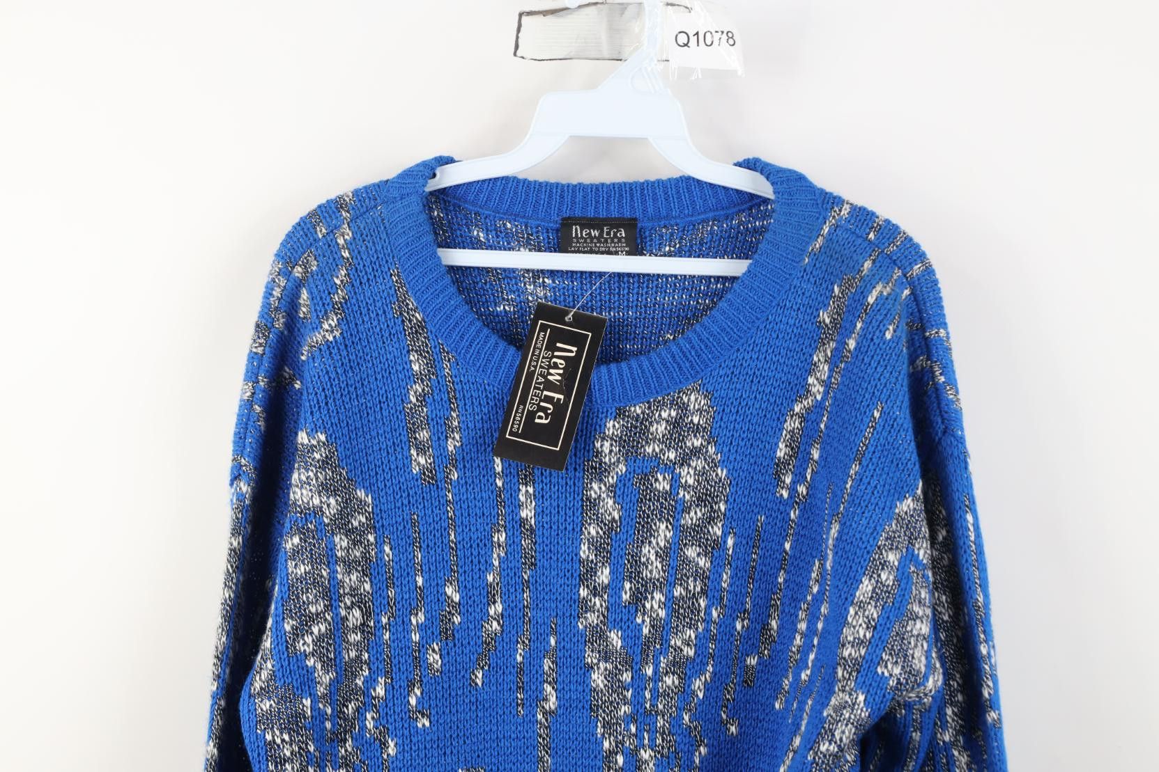 Vintage Deadstock Vintage 90s Streetwear Knit Crewneck Sweater USA Size US M / EU 48-50 / 2 - 2 Thumbnail