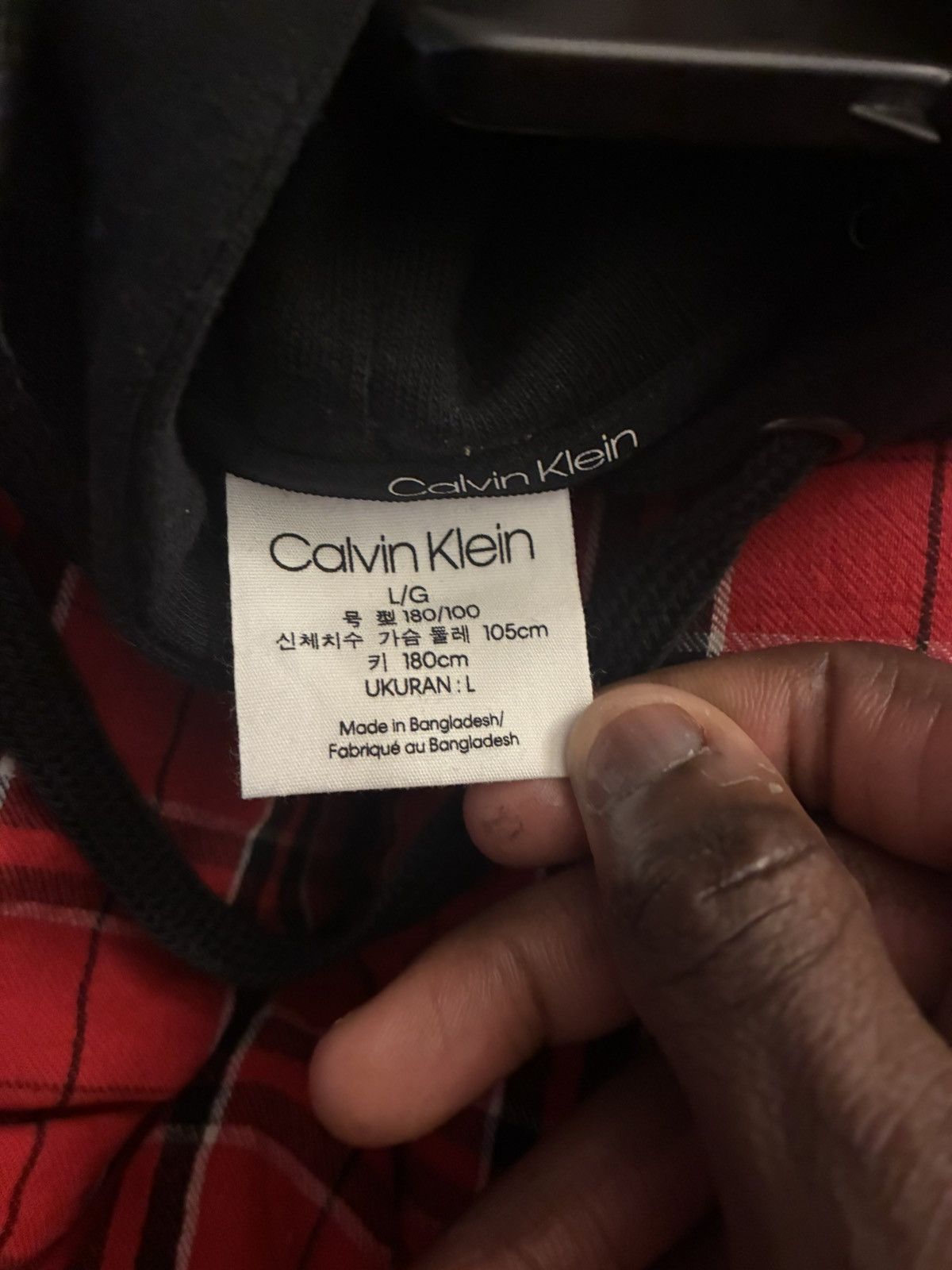 Calvin Klein Black Calvin Klein Pullover Hoodie Size Large Size US L / EU 52-54 / 3 - 2 Thumbnail