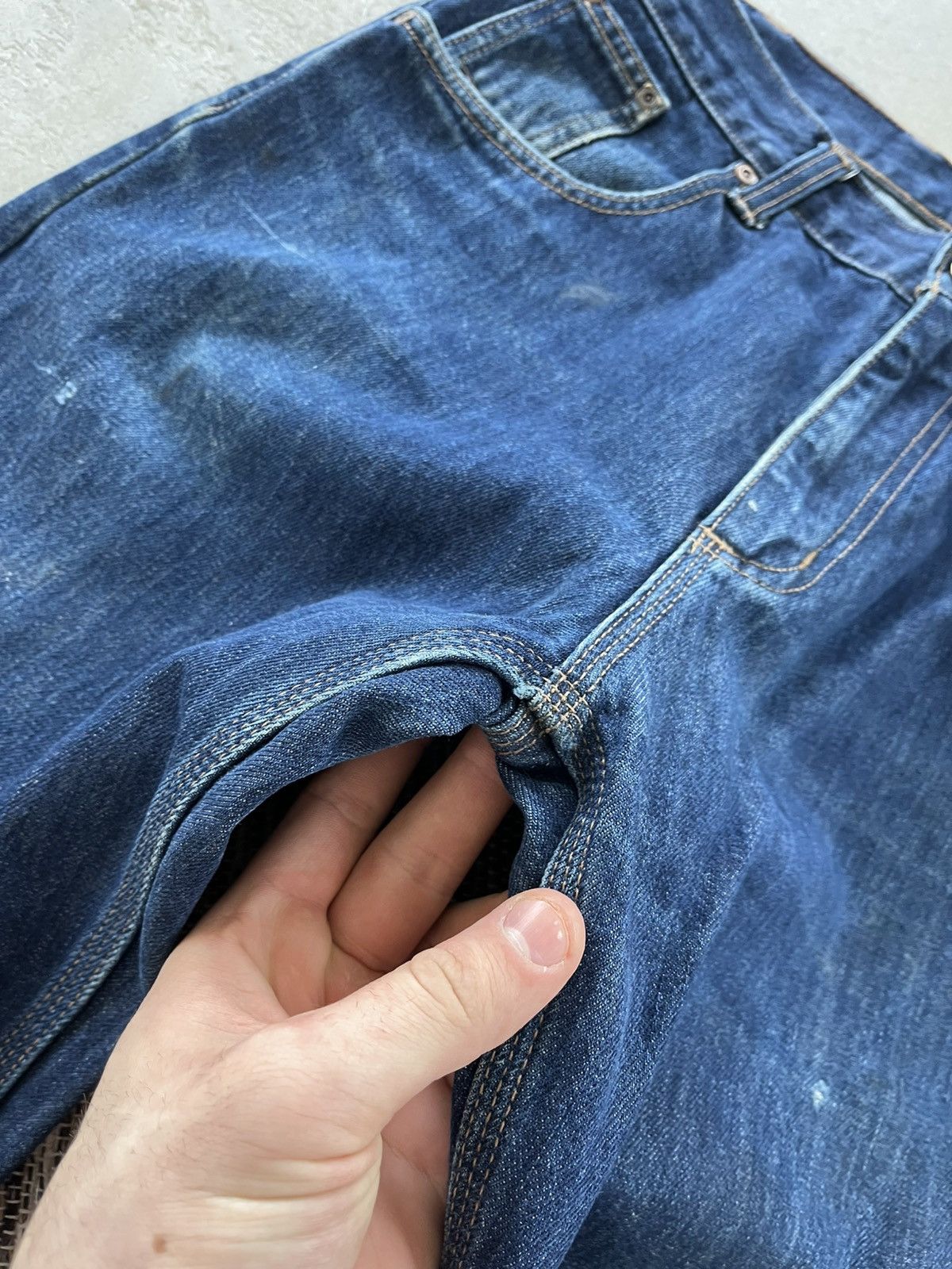 Carhartt 90s Vintage Carhartt Denim Distressed sk8 Regular Jeans Size US 34 / EU 50 - 11 Thumbnail