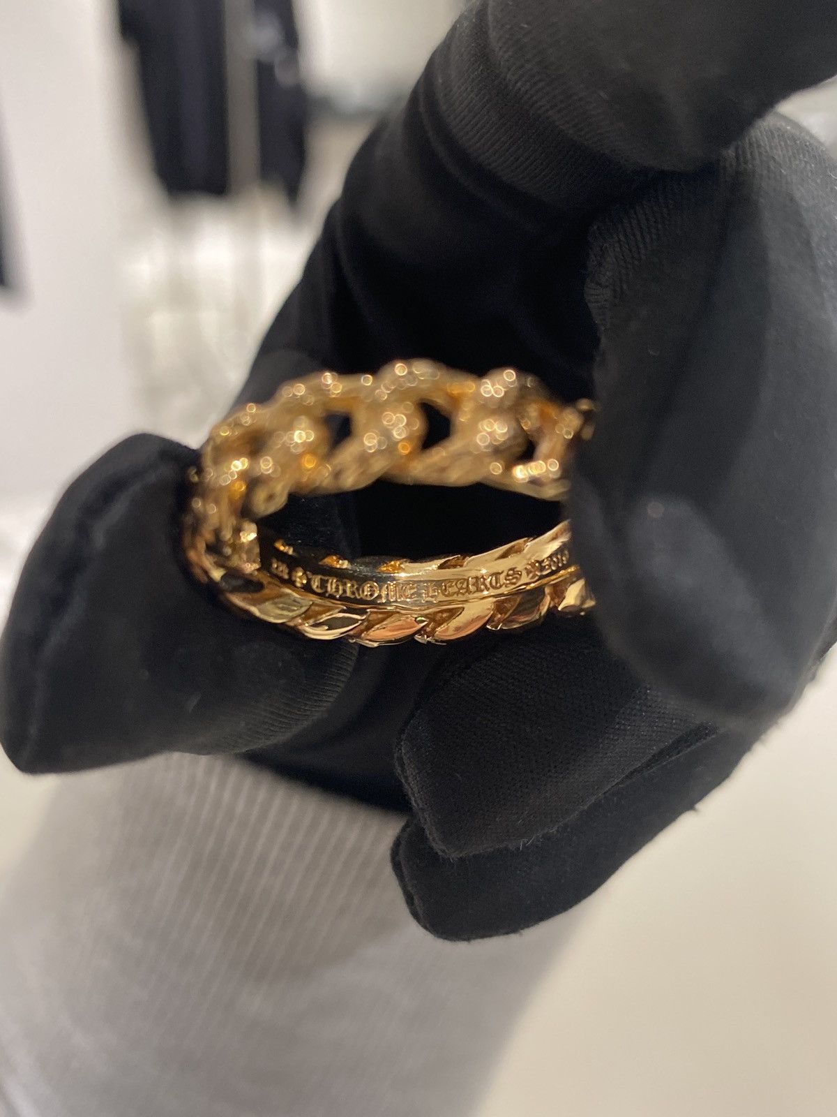 Chrome Hearts Chrome Hearts 22K Gold XTRA FANCY Ring Size ONE SIZE - 10 Thumbnail