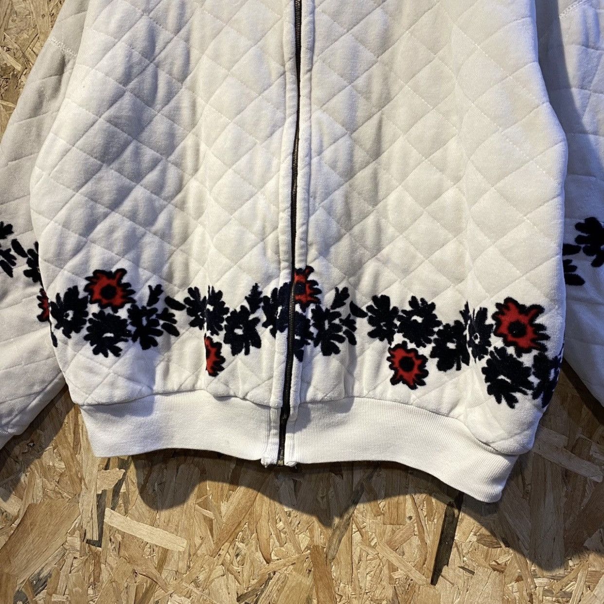 Sonia Rykiel Vintage Sonia Rykiel White 90’s Floral Jackets Size M / US 6-8 / IT 42-44 - 4 Thumbnail