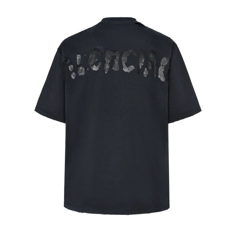 Balenciaga Balenciaga Distressed short-sleeve t-shirt Size US S / EU 44-46 / 1 - 2 Thumbnail