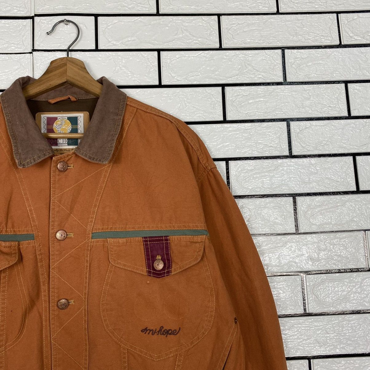 Japanese Brand 🔥CROPPED HUNTING JACKET DUCK CANVAS MACHOPE ISSEY MIYAKE Size US L / EU 52-54 / 3 - 6 Thumbnail