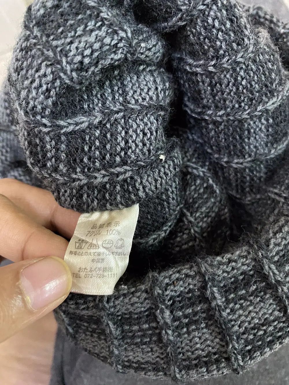 Japanese Brand Japanese Brand Rare Design Knit Beanie Hat Size ONE SIZE - 5 Thumbnail