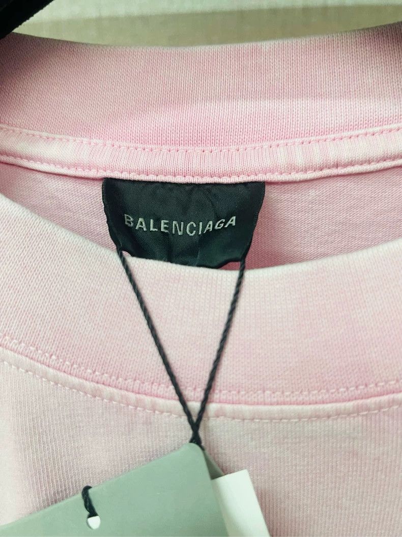 Balenciaga Balenciaga Pink Short Sleeve for Men and Women M Size Size US M / EU 48-50 / 2 - 3 Thumbnail