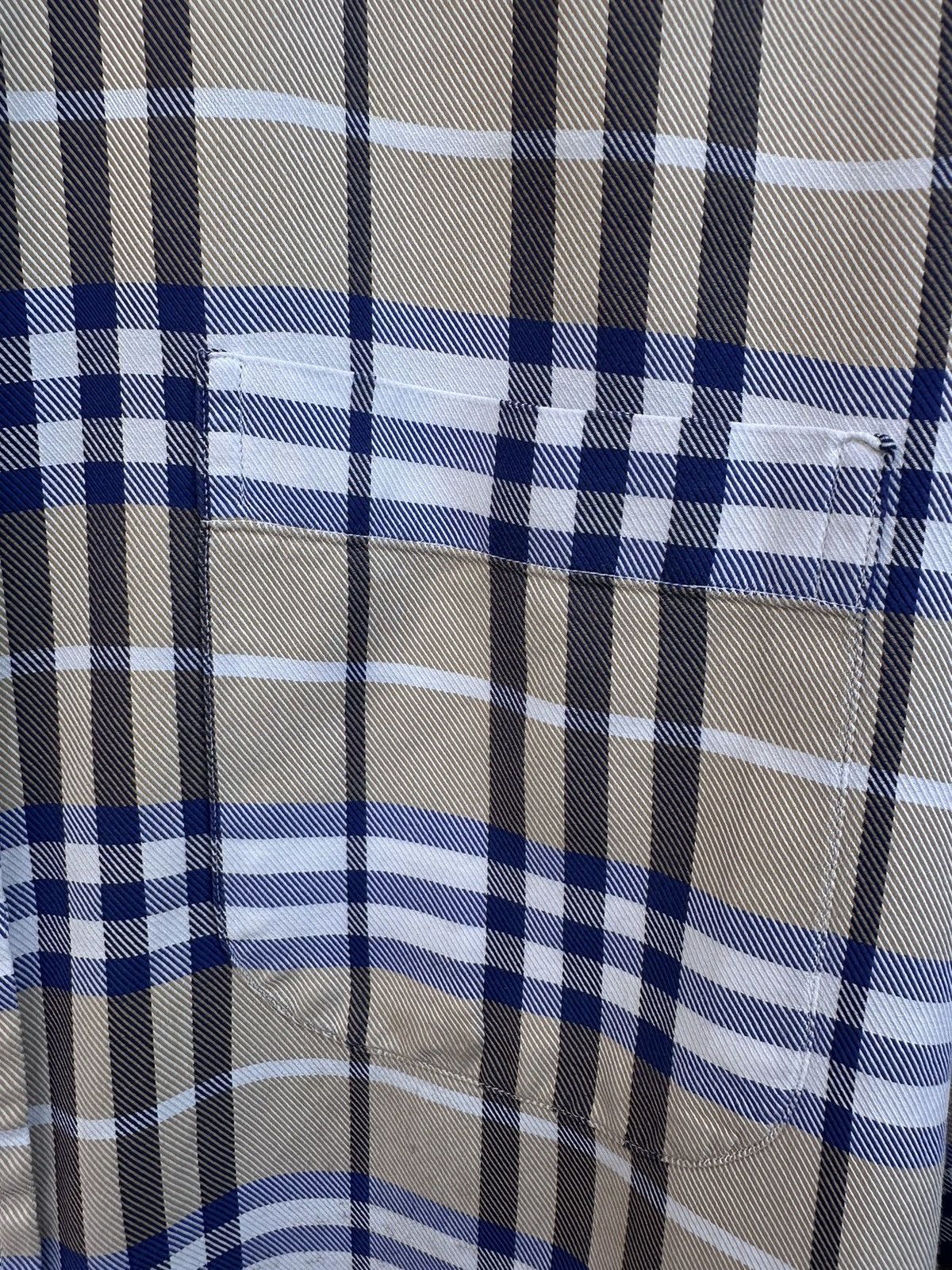 Burberry Burberry Nova Check Plaid Checkered pocket shirt men’s Size US L / EU 52-54 / 3 - 3 Thumbnail