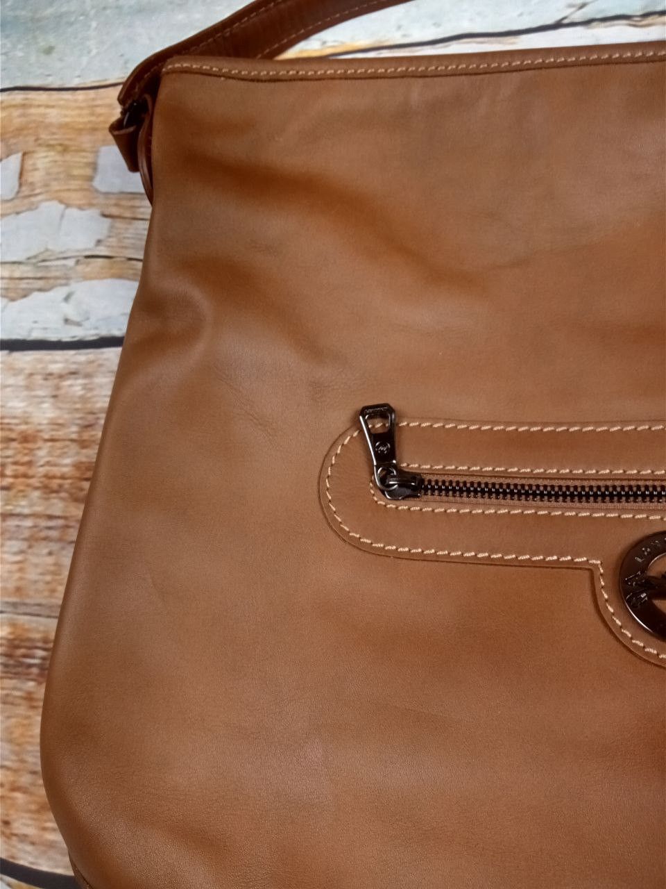 Longchamp Longchamp Brown Leather Women's Bag Size ONE SIZE - 13 Thumbnail