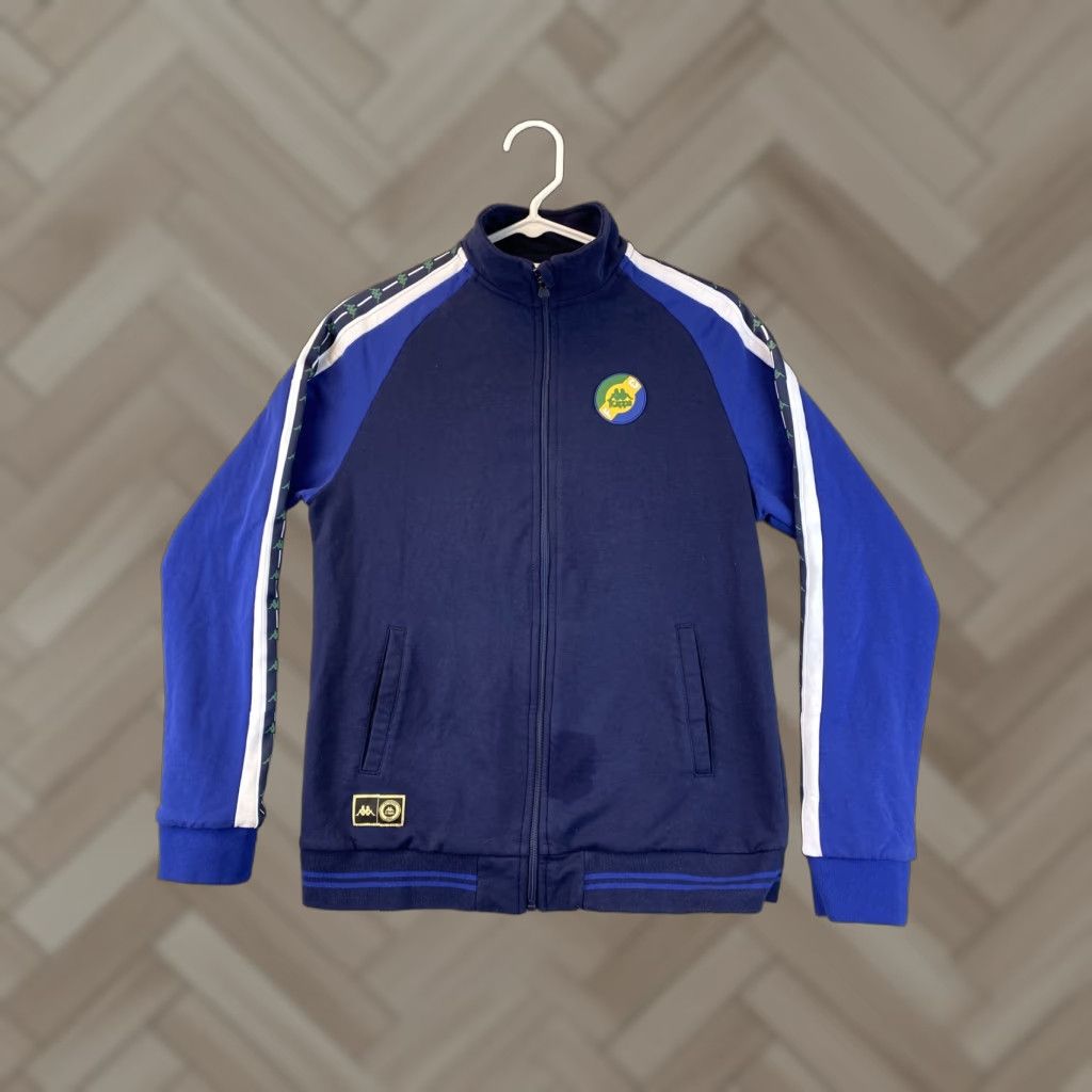 Kappa VINTAGE Kappa Sweater Shirt Men SLIM Blue 90s Training Italy Size M Crew Neck Denim Pullover Slim Men Size US M / EU 48-50 / 2 - 1 Thumbnail