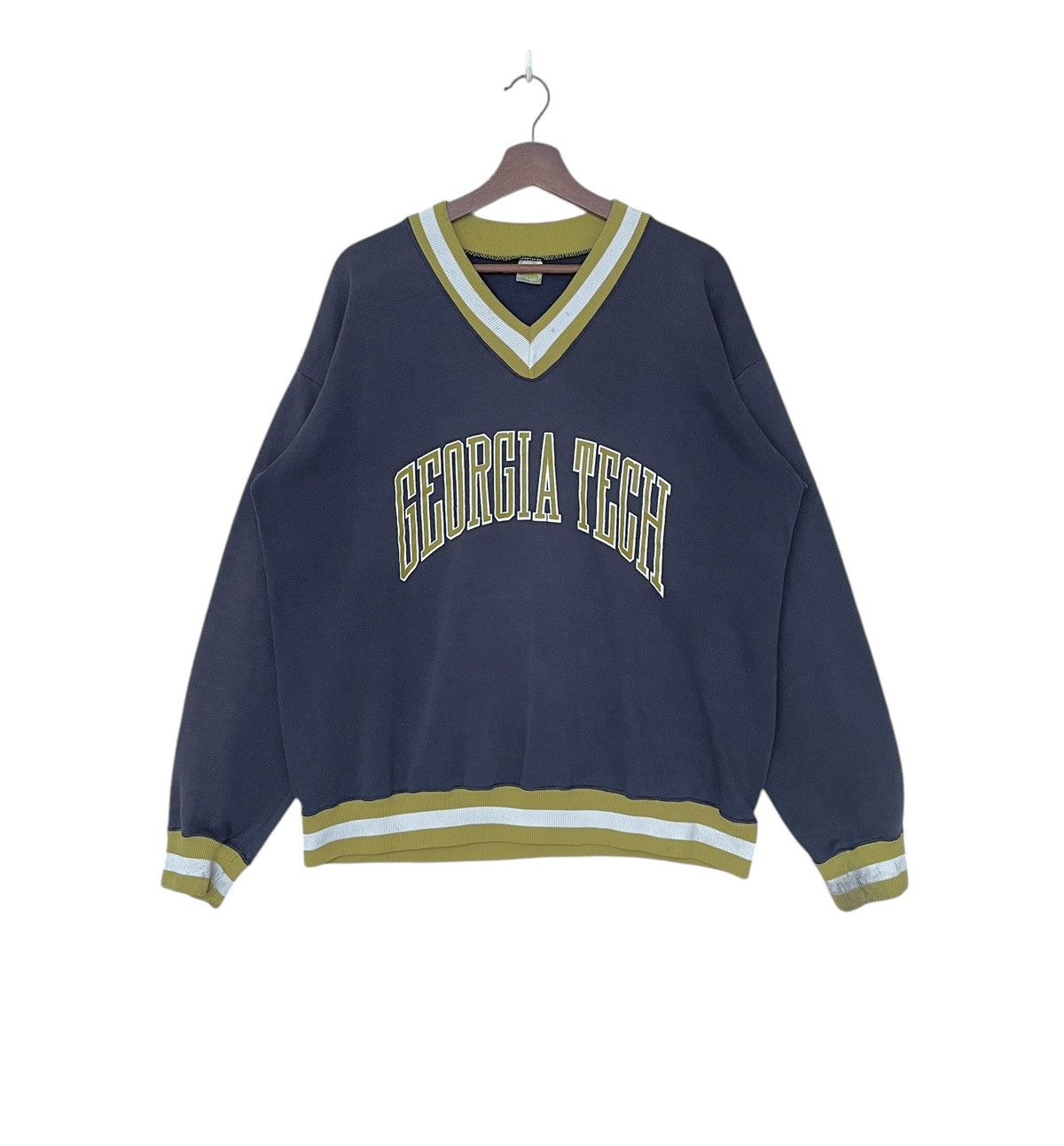 Russell Athletic × Vintage True Vintage Georgia Tech University Sweatshirt 1970s Size US XL / EU 56 / 4 - 1 Thumbnail