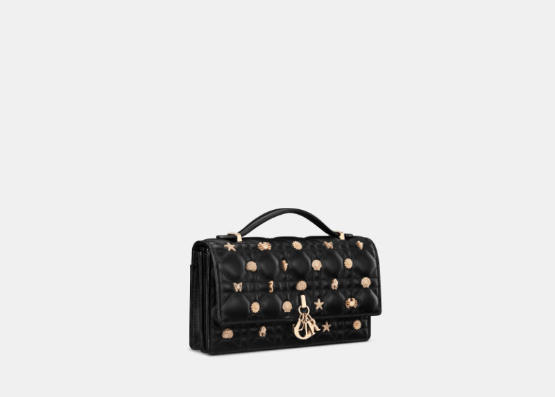 Dior o1w1db11125 S0980O Size : OS / Mini Bag in Black/Gold Size ONE SIZE - 1 Thumbnail