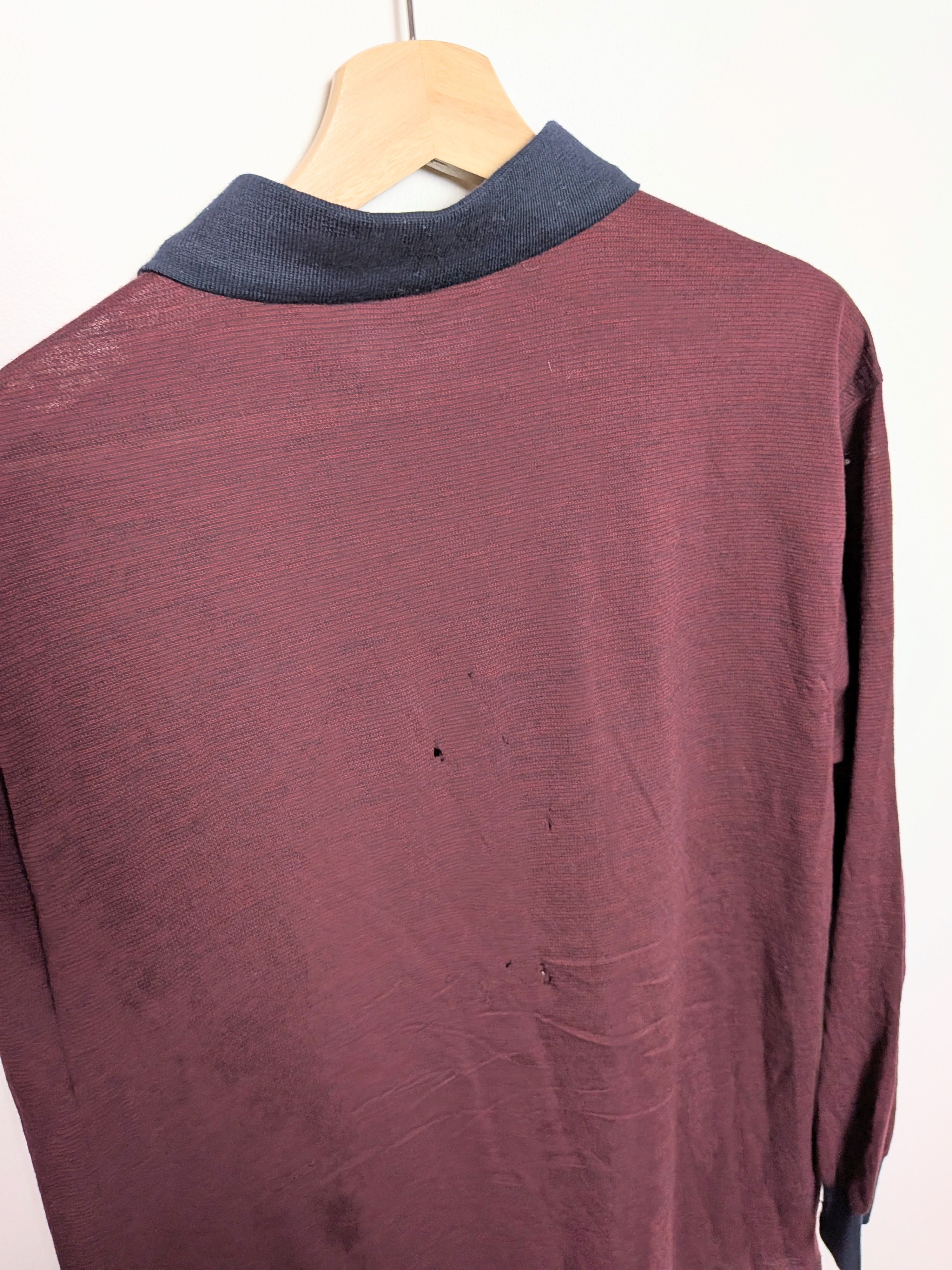 Balenciaga Vintage Balenciaga Polo Long Sleeve Shirt Size US L / EU 52-54 / 3 - 8 Thumbnail