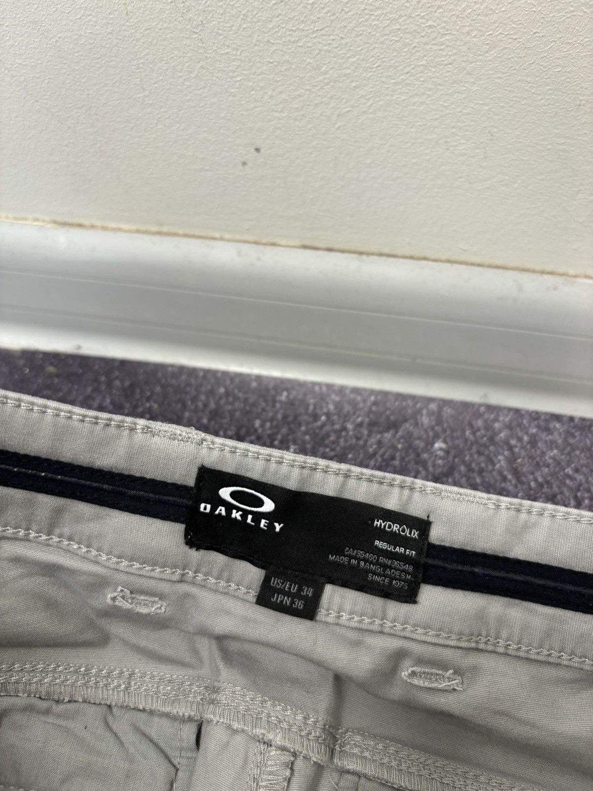 Oakley Oakley Hydrolix Gray Regular Fit Tactical Outdoor Pants Size US 34 / EU 50 - 9 Thumbnail