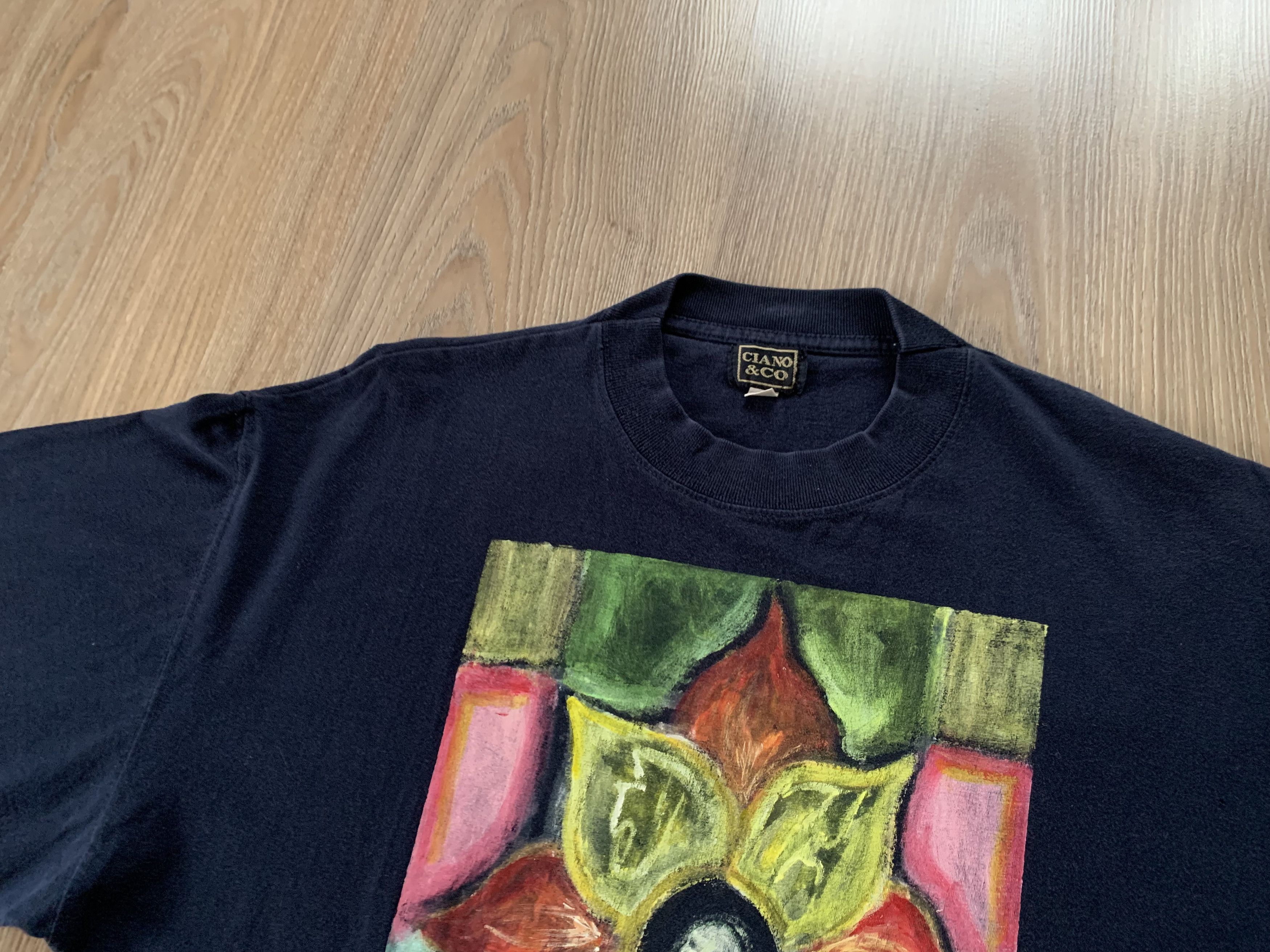 Vintage Giano&Co Handmade Painted T Shirt Size US M / EU 48-50 / 2 - 4 Thumbnail