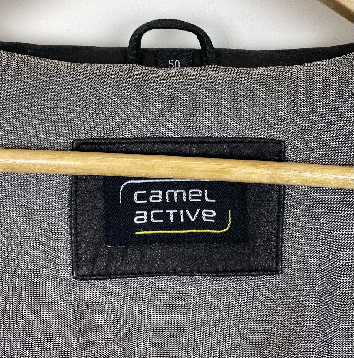 camel active Camel Active Full Zip Leather Jacket Black Sz 50 Avant Garde Size US XL / EU 56 / 4 - 12 Thumbnail