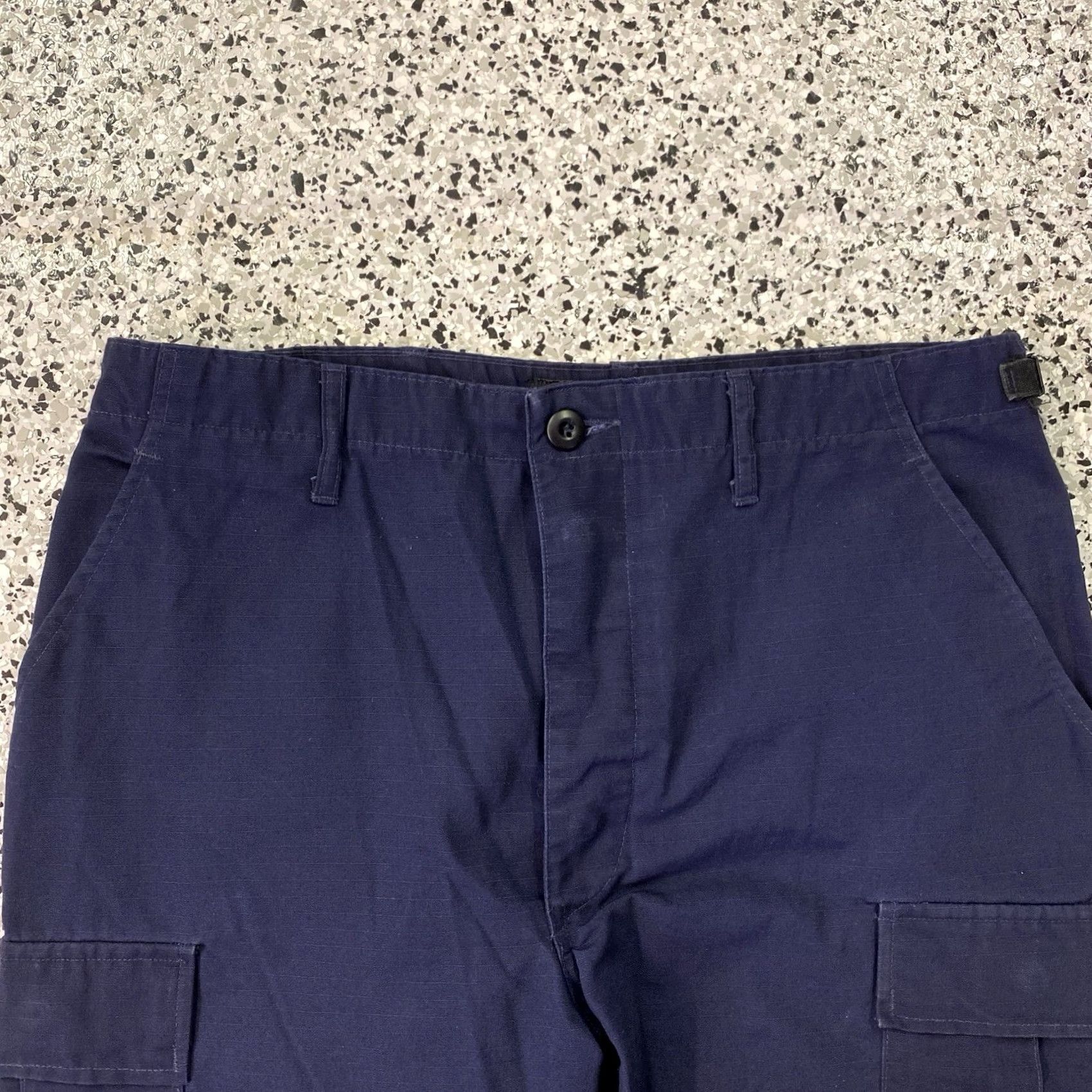Propper Propper Men's Blue Tactical Cargo Pants 9-Pockets Ripstop Stain Resist 35x35 Regular Straight Cargo Pants Mens Blue Army 9-Pockets Ripstop Cargo Pants Size US 34 / EU 50 - 3 Thumbnail