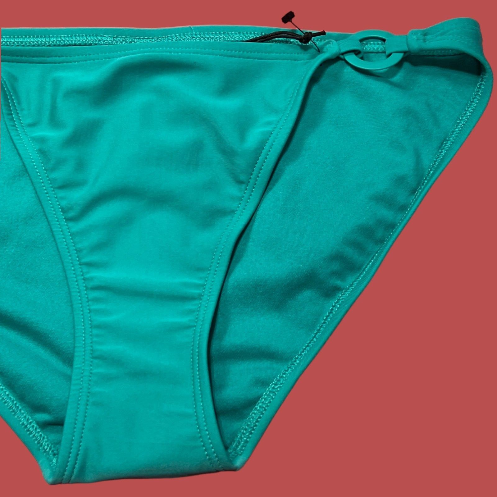 Other Shade & Shore - Women's Ring Detail Bikini Bottom - Green - Size ONE SIZE - 14 Thumbnail
