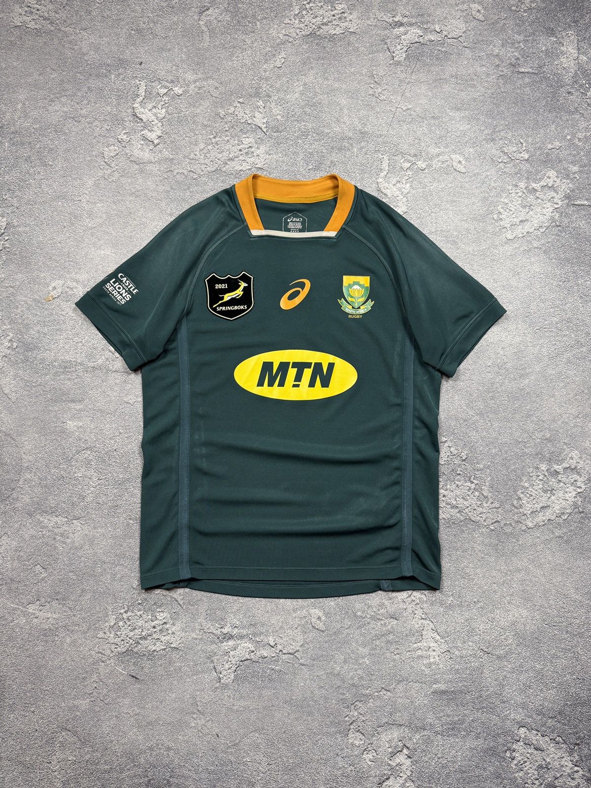 Asics Asics South Africa Rugby Team Jersey Sportswear Size M Size US M / EU 48-50 / 2 - 1 Thumbnail