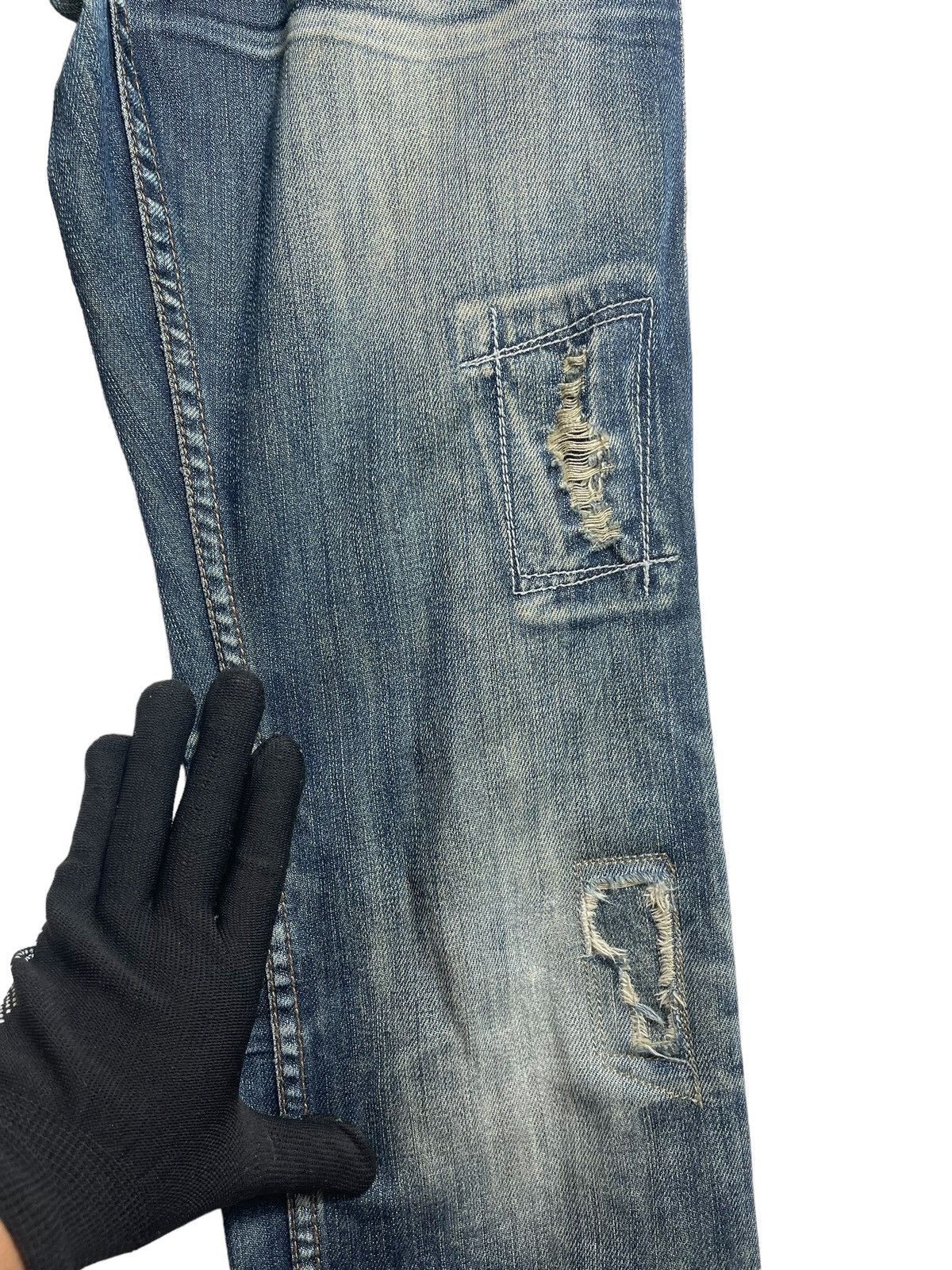 If Six Was Nine × Japanese Brand Japanese Brand Edge Report disstressed denime Size US 34 / EU 50 - 5 Thumbnail