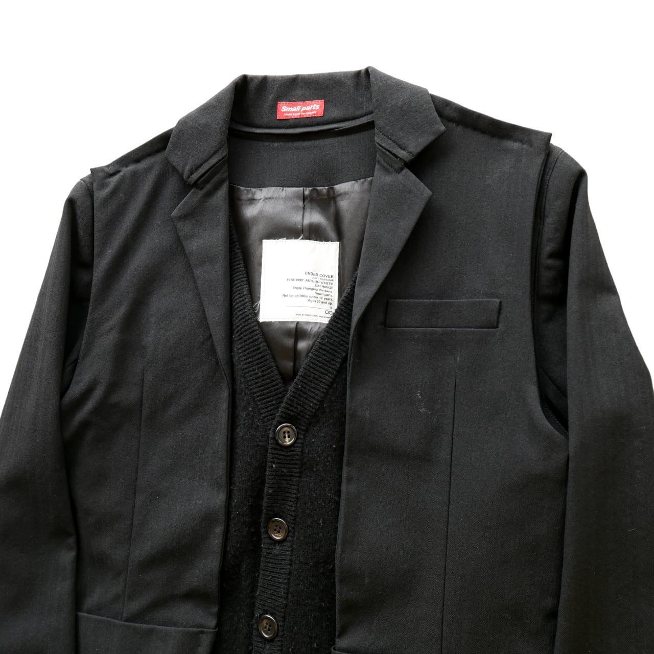 Undercover UNDERCOVER Docking Jacket 1998-1999 Black S Size S / US 4 / IT 40 - 2 Thumbnail