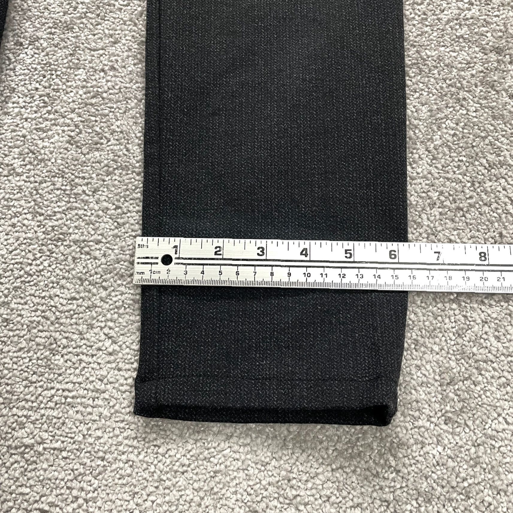 Andrew Marc VINTAGE Andrew Marc Womens Dress Pants Size 8 Gray Solid Polyester Blend Rayon Stretch Dress Pants Womens Regular 32x29 Inseam 29 Linen? Size 30" / US 8 / IT 44 - 3 Thumbnail