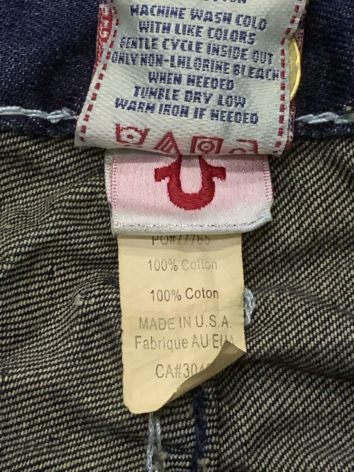 True Religion True Religion Billy Giant Big T Stitch Enzyme Flared Jeans Size US 30 / EU 46 - 19 Thumbnail