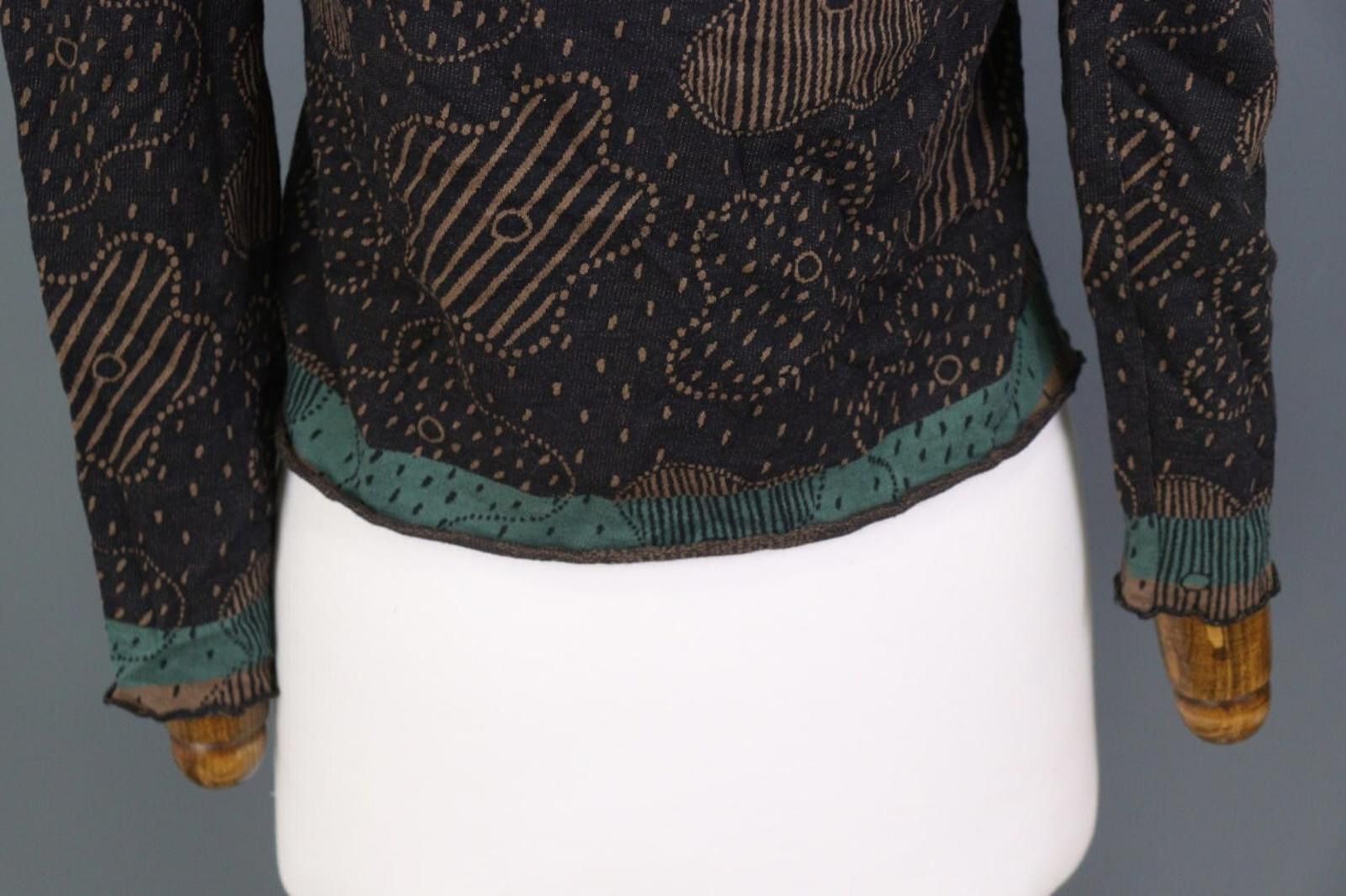 Designer Gudrun Sjödén Multicolor Floral Cotton Cardigan Size S Size S / US 4 / IT 40 - 11 Thumbnail